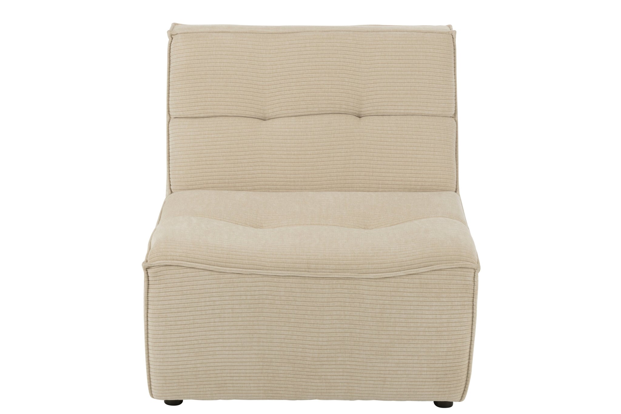 Sofa Grid Pappelholz/Schaumstoff Beige