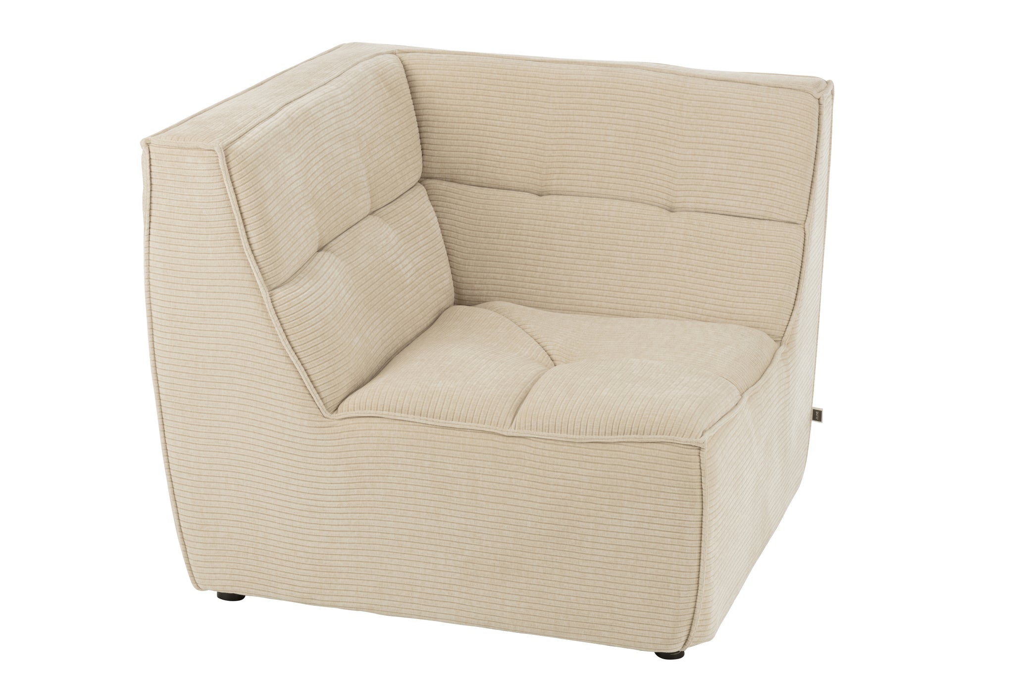 Ecksofa-Gitter, Pappelholz/Schaumstoff, Beige