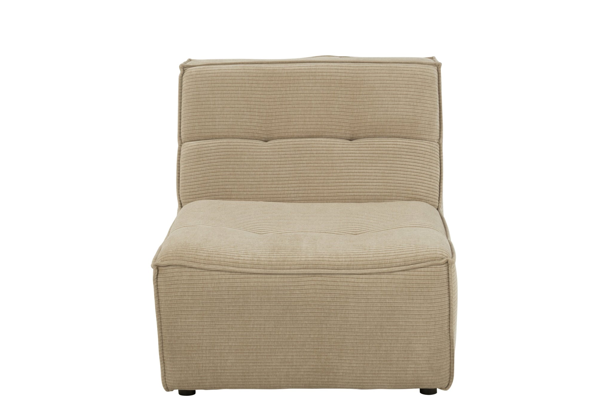 Sofa Grid Pappelholz/Schaumstoff Dunkelbeige