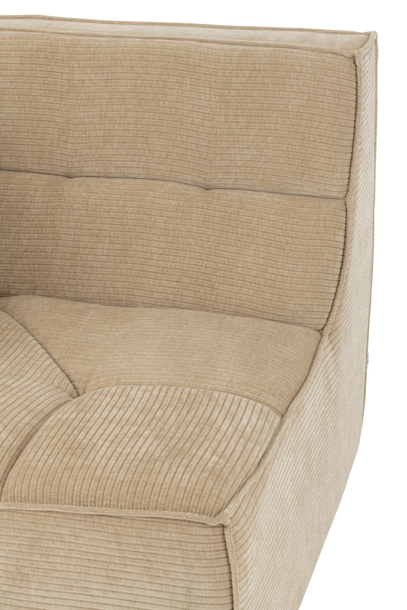 Sofa-Eckelement Gitter Pappelholz/Schaumstoff Dunkelbeige