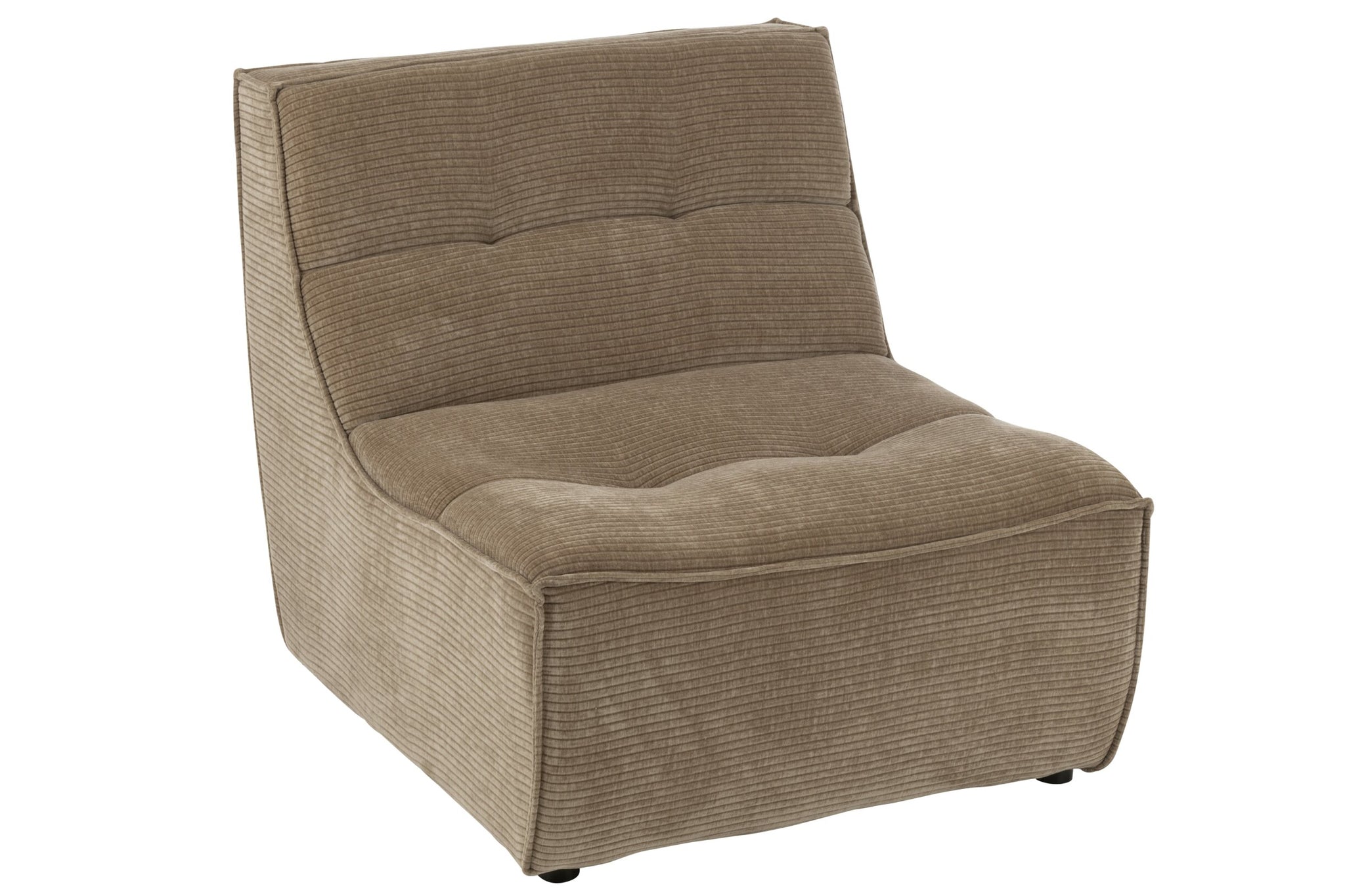 Sofa Grid Pappelholz/Schaumstoff Dunkeltaupe