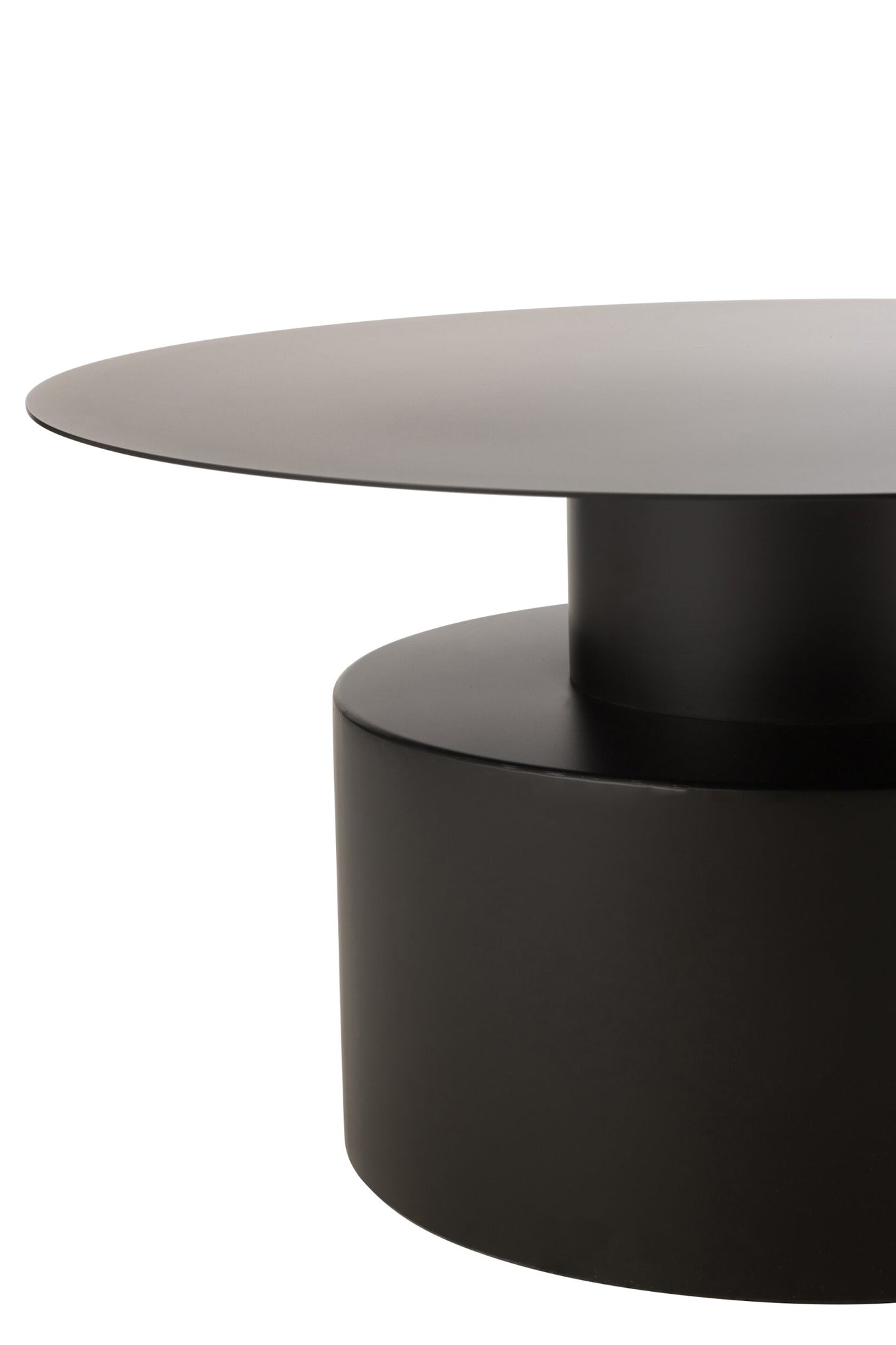 Couchtisch rund Metall schwarz