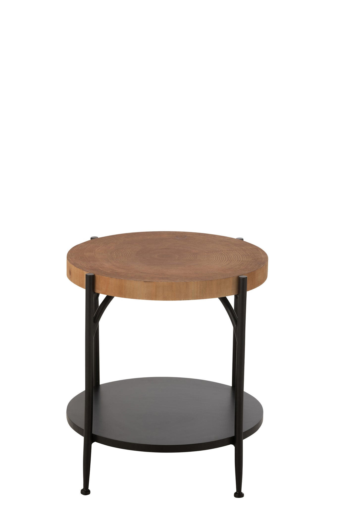 Side Table Bio Mdf/Iron Black/Natural