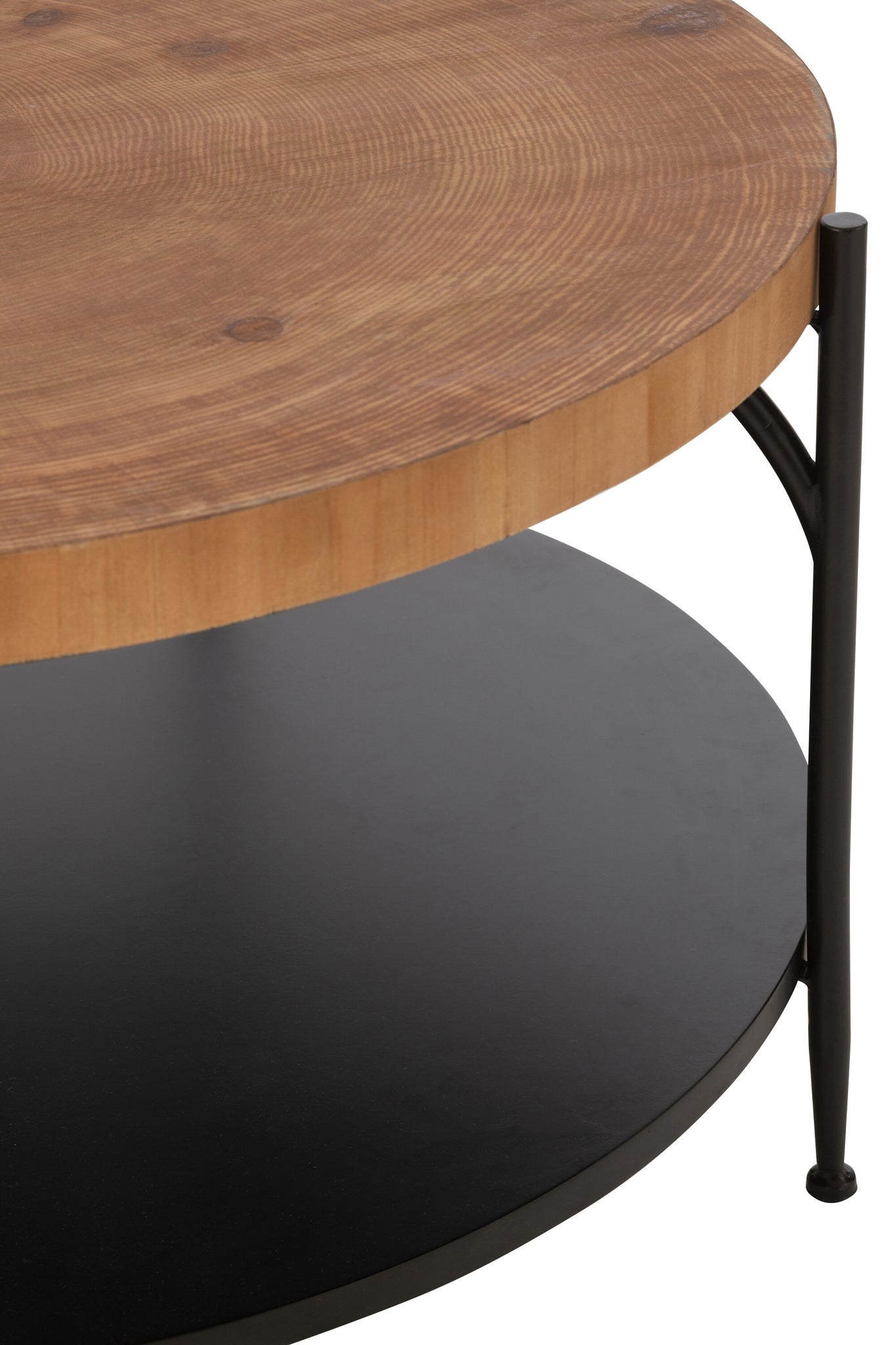 Cofee Table Voni Mdf/Iron Black/Natural