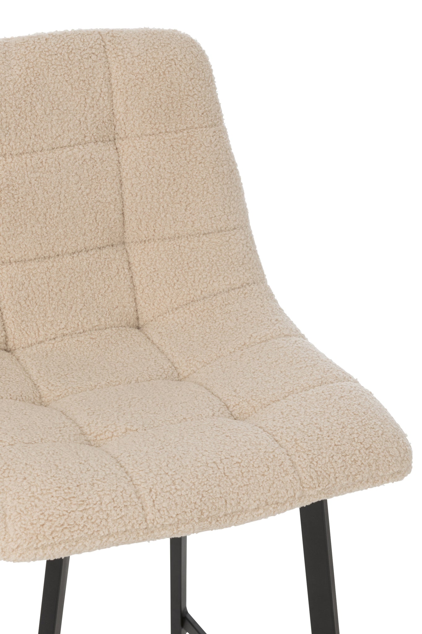 Bar Chair Kent Metal/Polyester White
