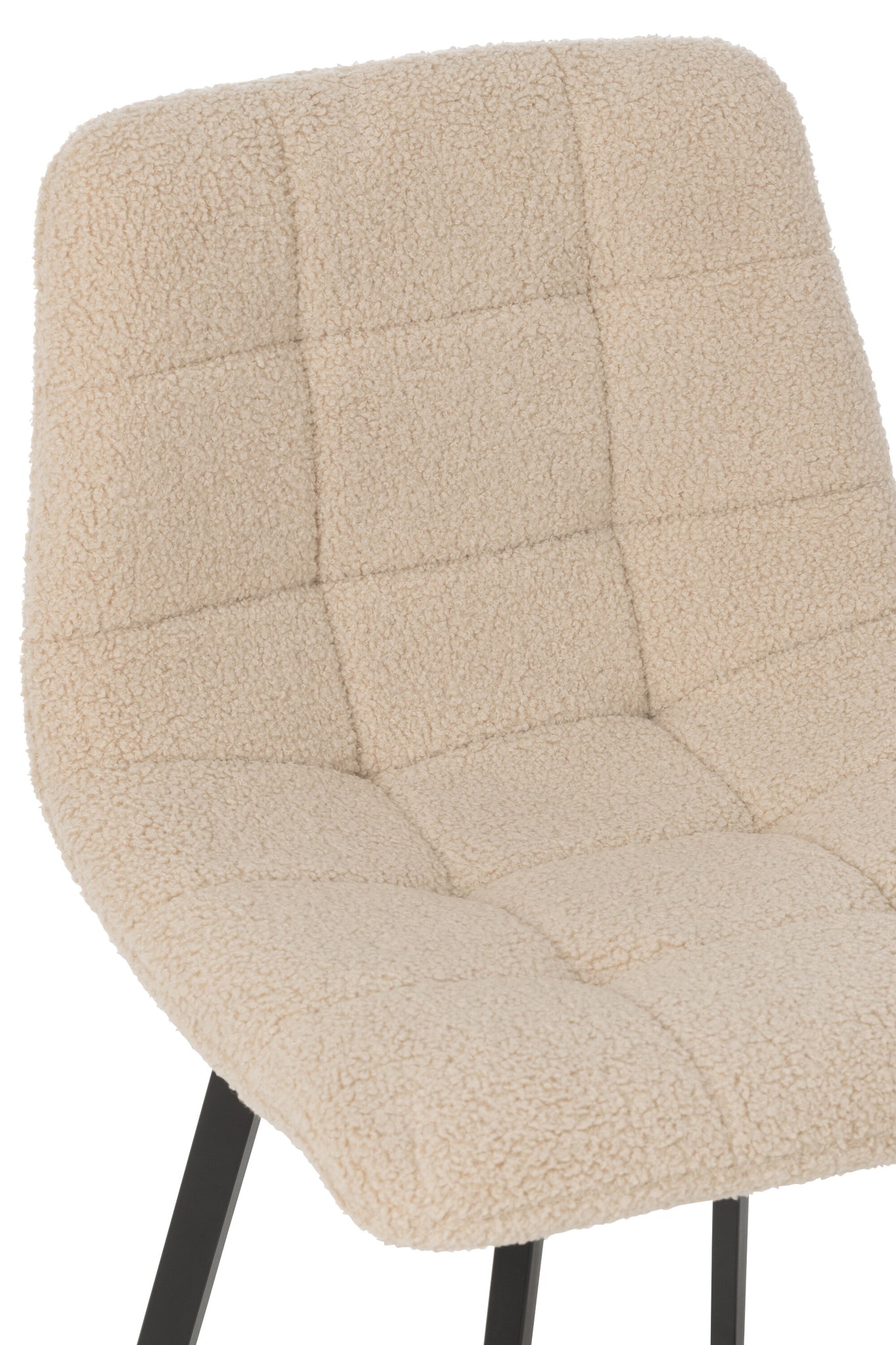 Bar Chair Kent Metal/Polyester White