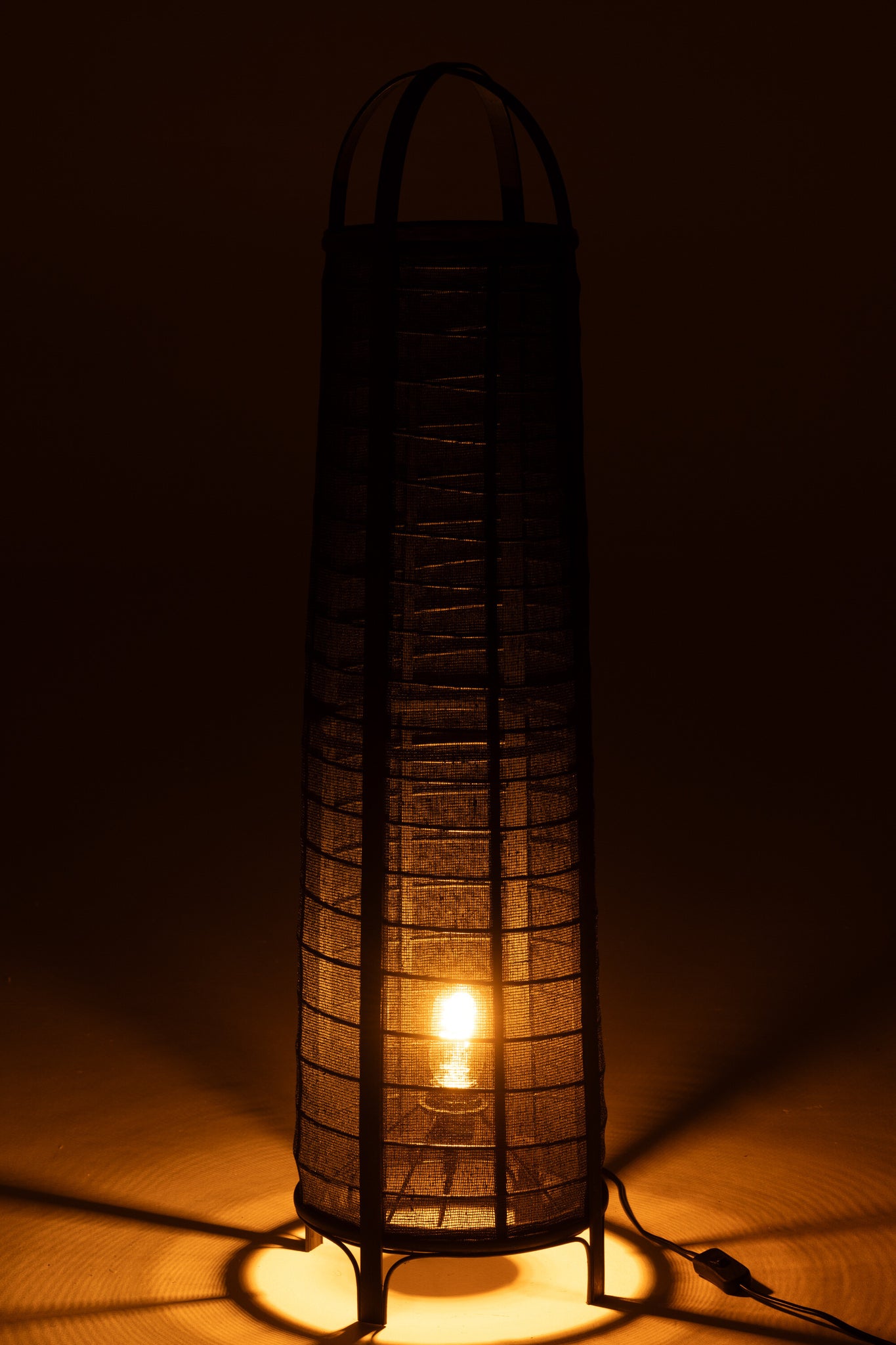 Lamp Don Cotton/Bamboo Black