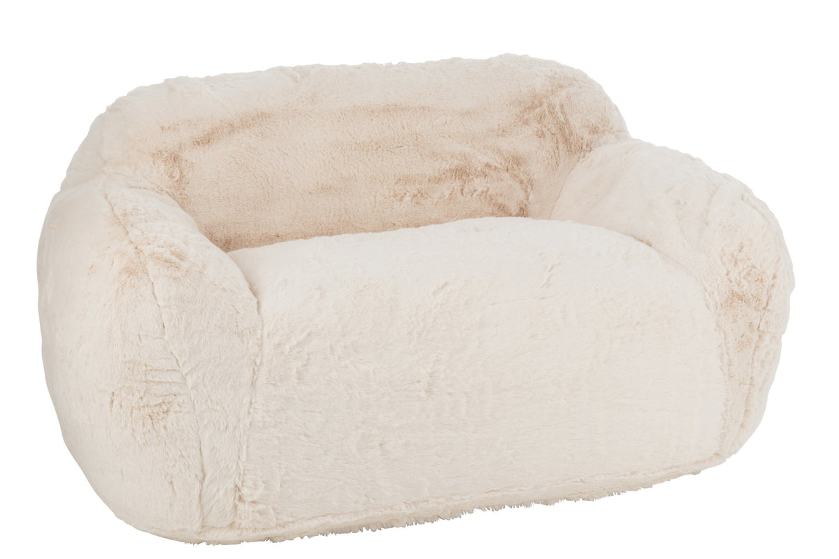 Sofa Cutie Polyester Creme Groß