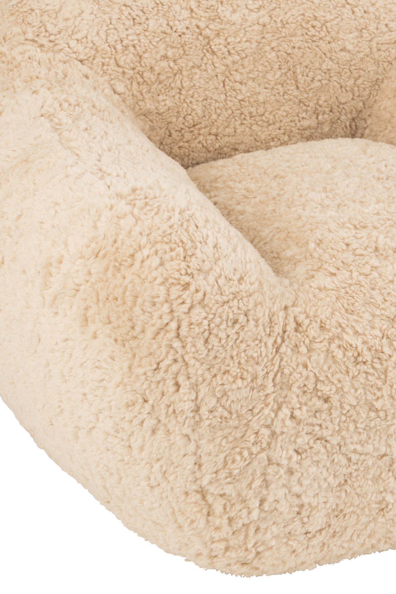 Sofa Shearl Polyester Creme Klein