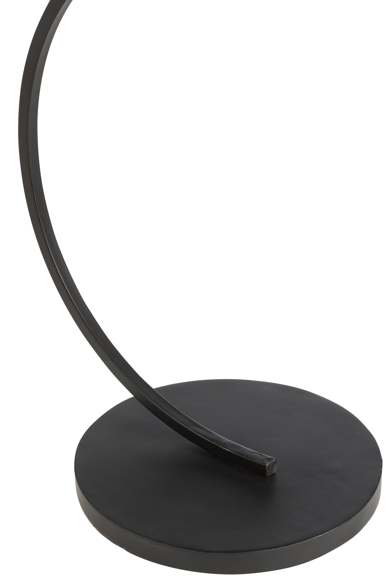 Side Table Swoosh Iron/Mango Wood Brown/Black