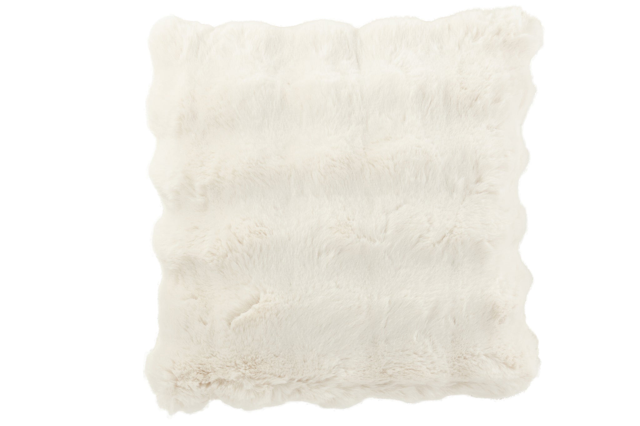 Cushion Wave Polyester White