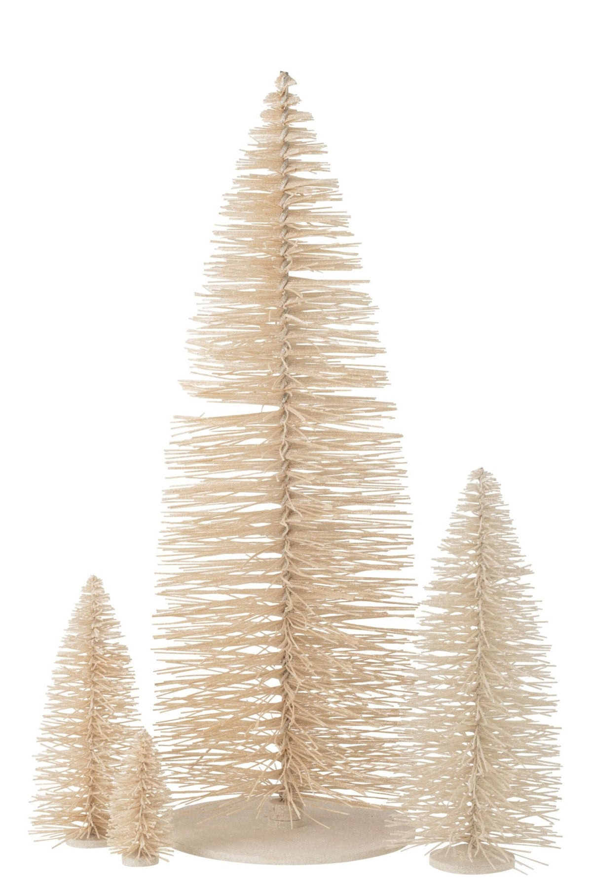 Decoratieve kerstboom glitter – wilgenhout, wit, 140 cm