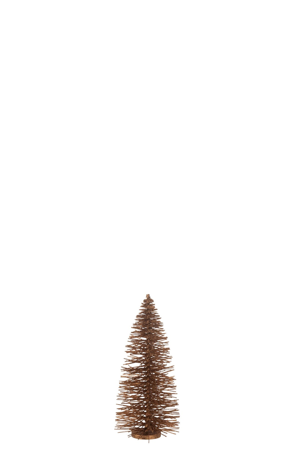Decoratieve kerstboom glitter – wilgenhout, bruin, 48 cm