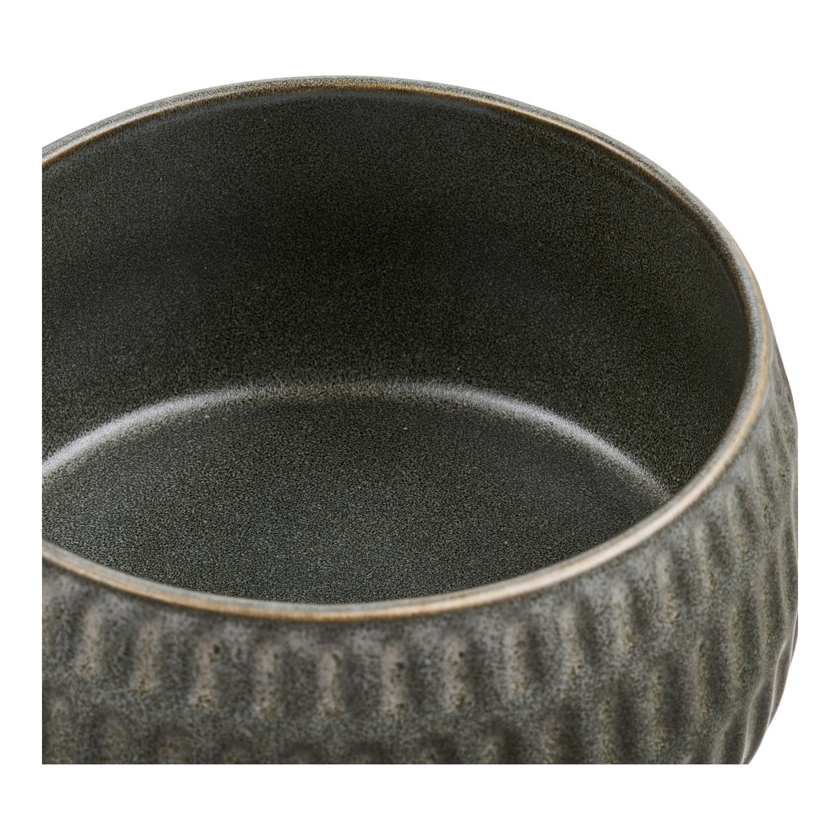 Amalia Schale - Schale, Keramik, moosgrau ø14x7,5 cm, 2er-Set