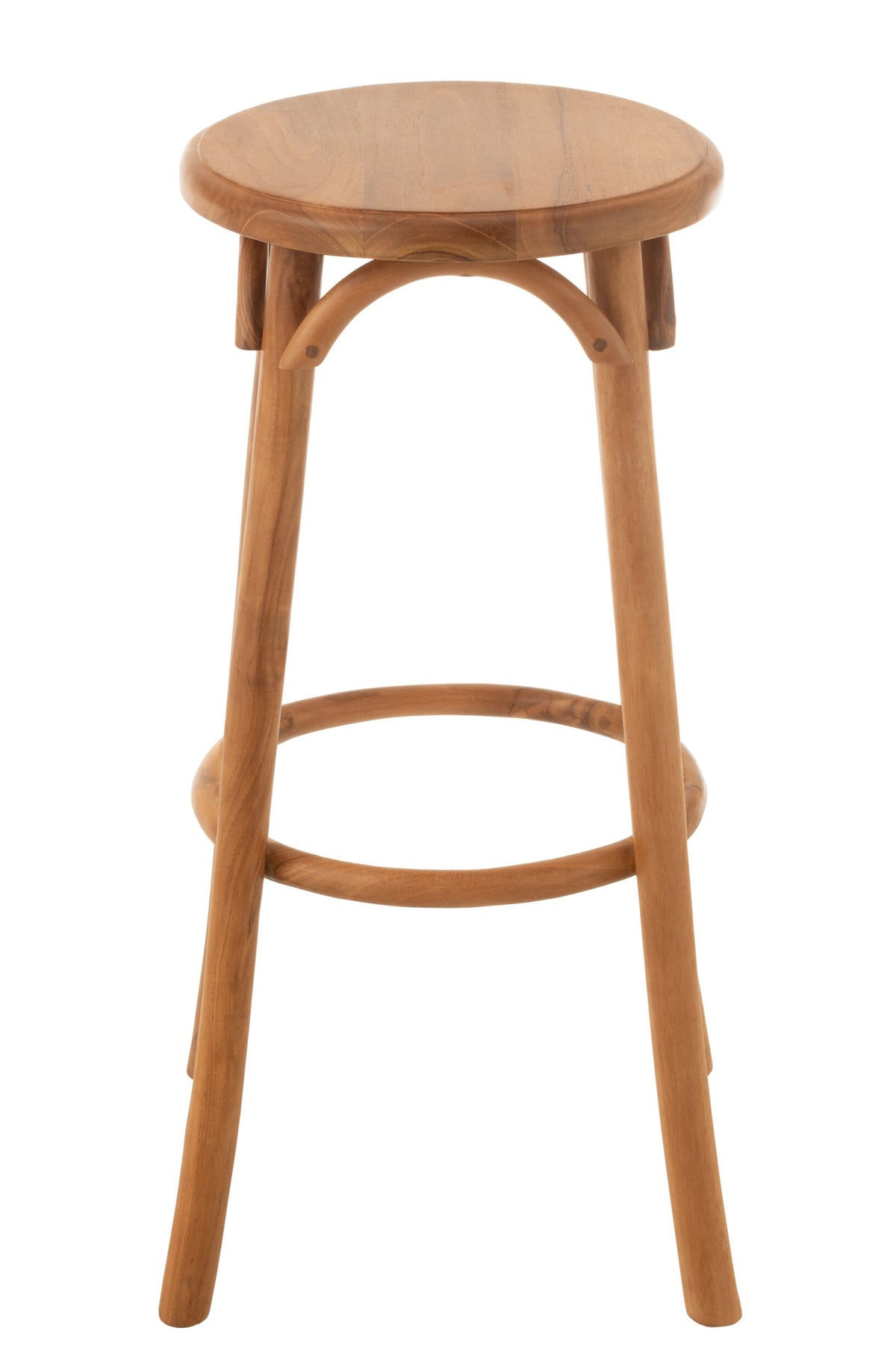 Barkruk van massief teakhout naturel 75 cm, Ali