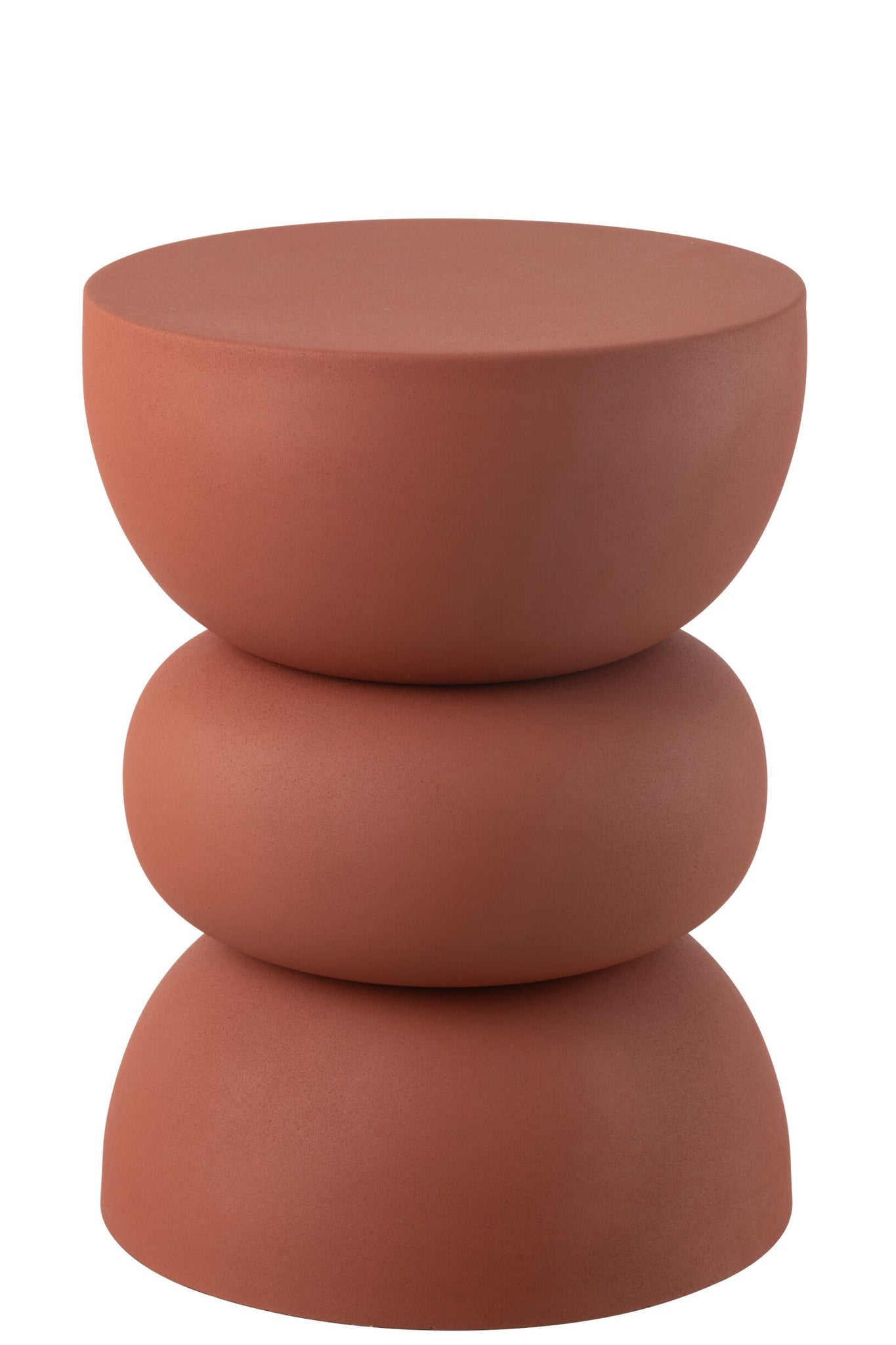 Beistelltisch Lise – Eisen, Rost, 32x32x43,5 cm