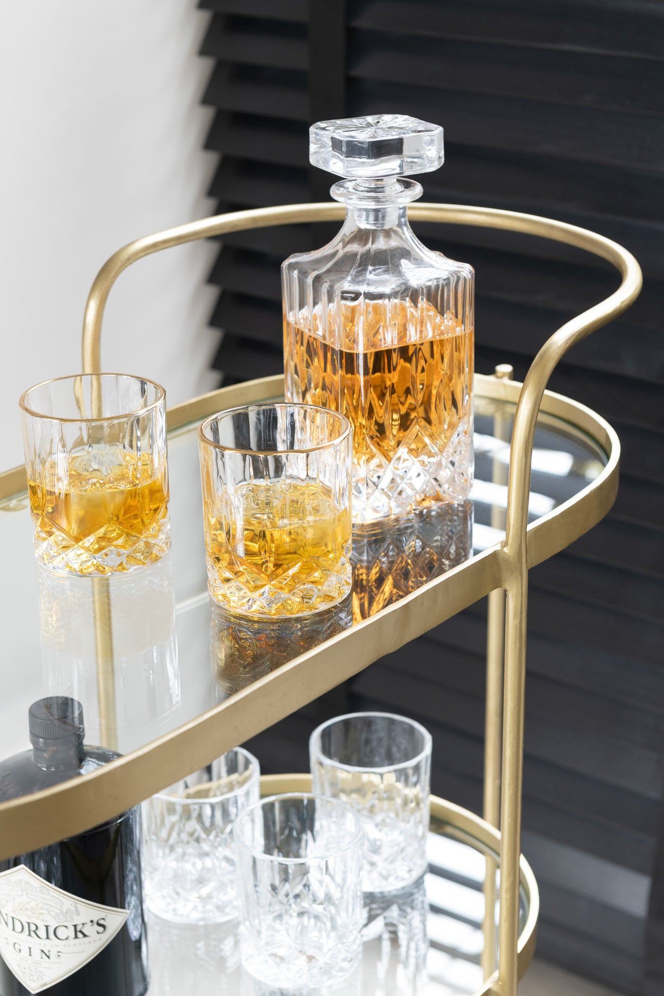 Franco Glass Gold/Transparent