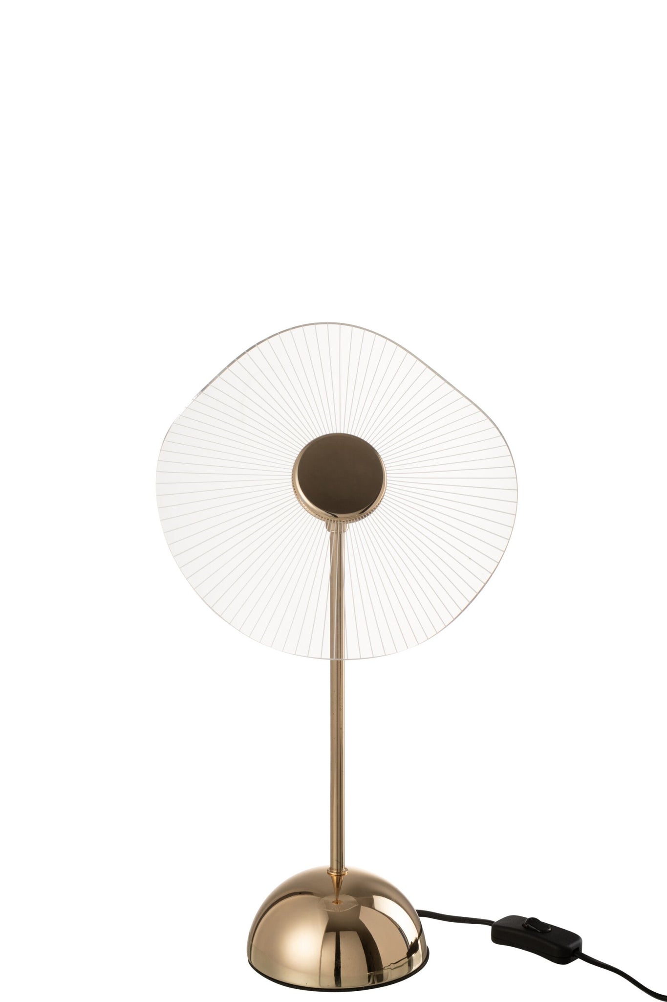 Tischleuchte LED Blume Metall/Kunststoff Gold Klein