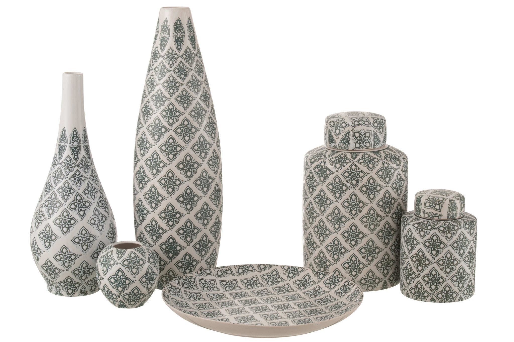 Vase Kousa Porcelain Blue/White