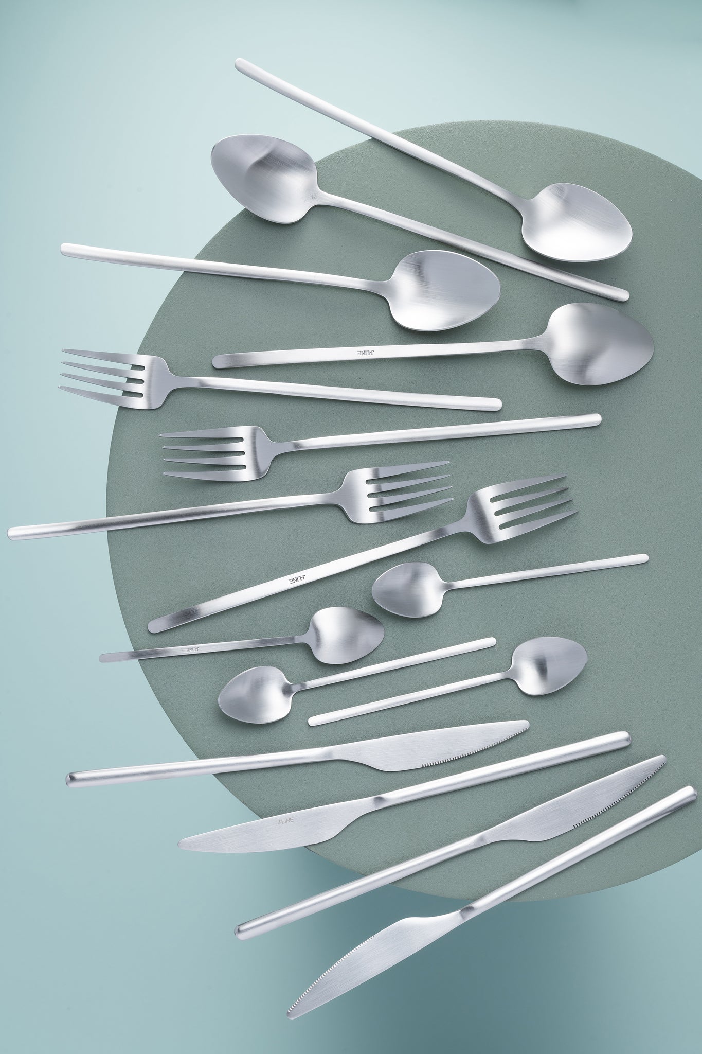 Box Cutlery C 24 Pieces Stainless Steel Matt Silver