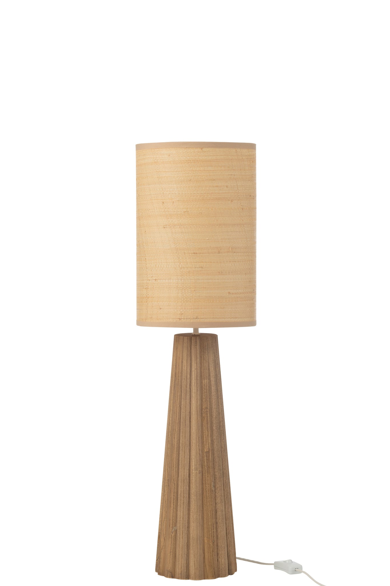 Tischleuchte Schirm Ailanthus Holz Natur Klein