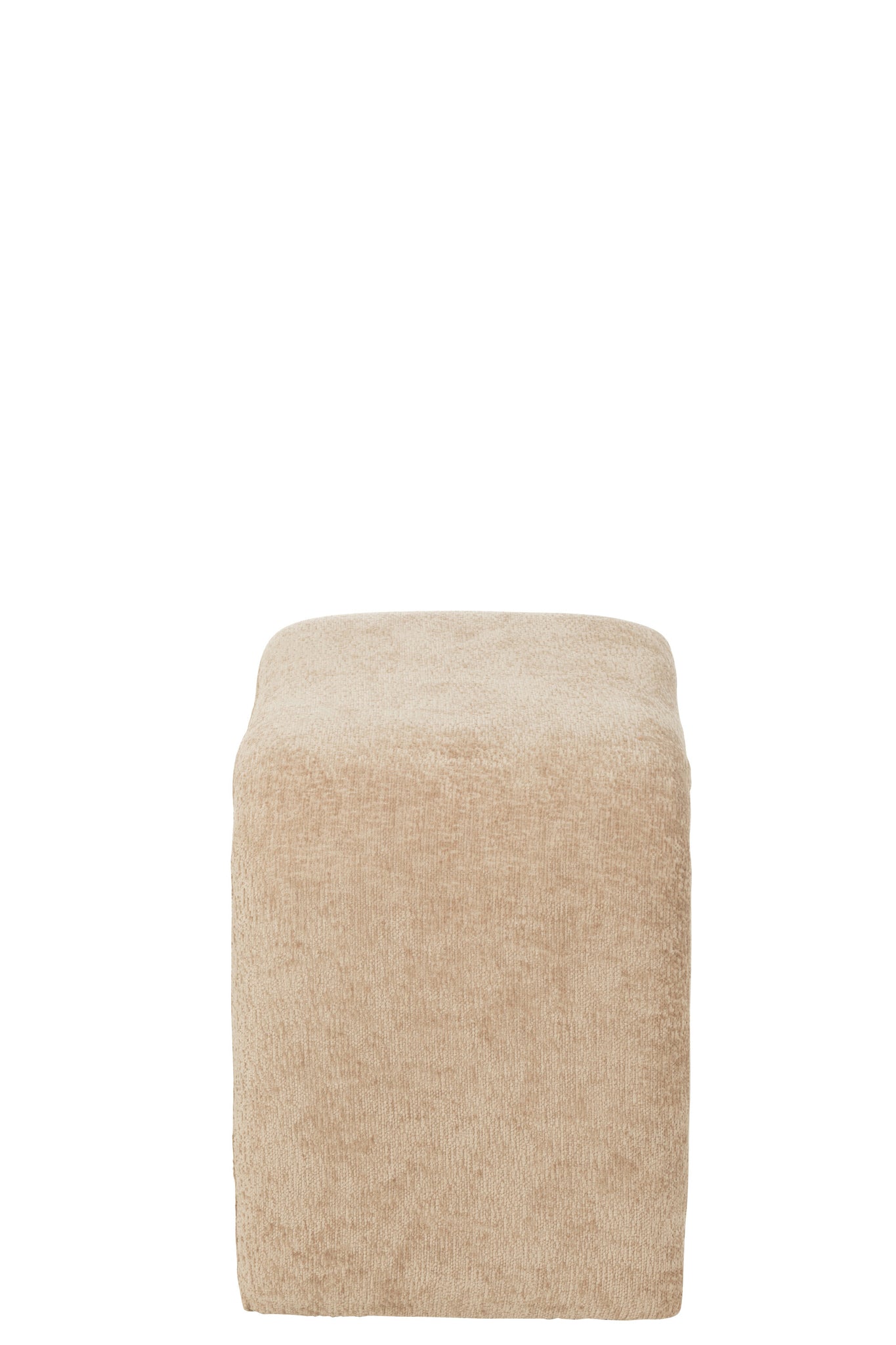 Stool N Shape Textile Beige