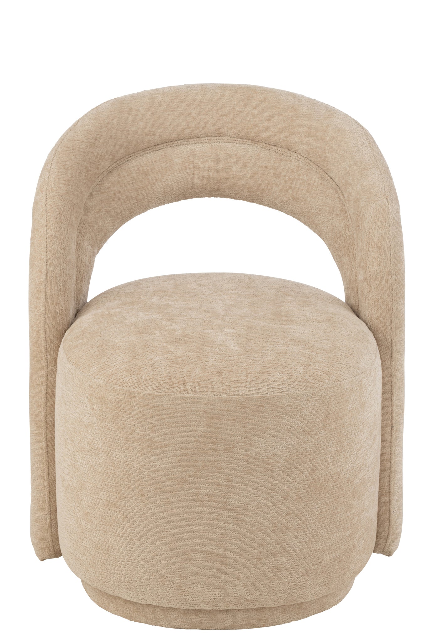 Accent Chair Textile Beige