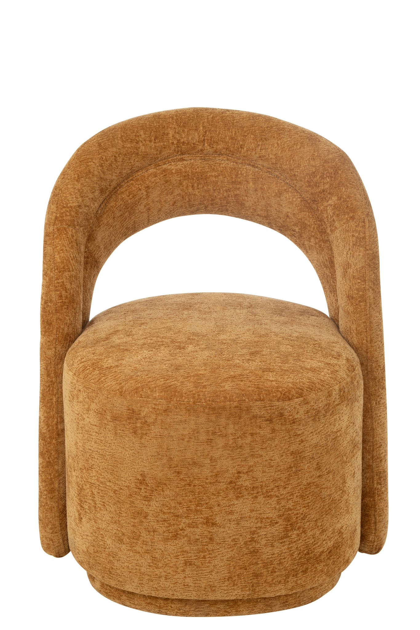 Accent Chair Textile Ochre