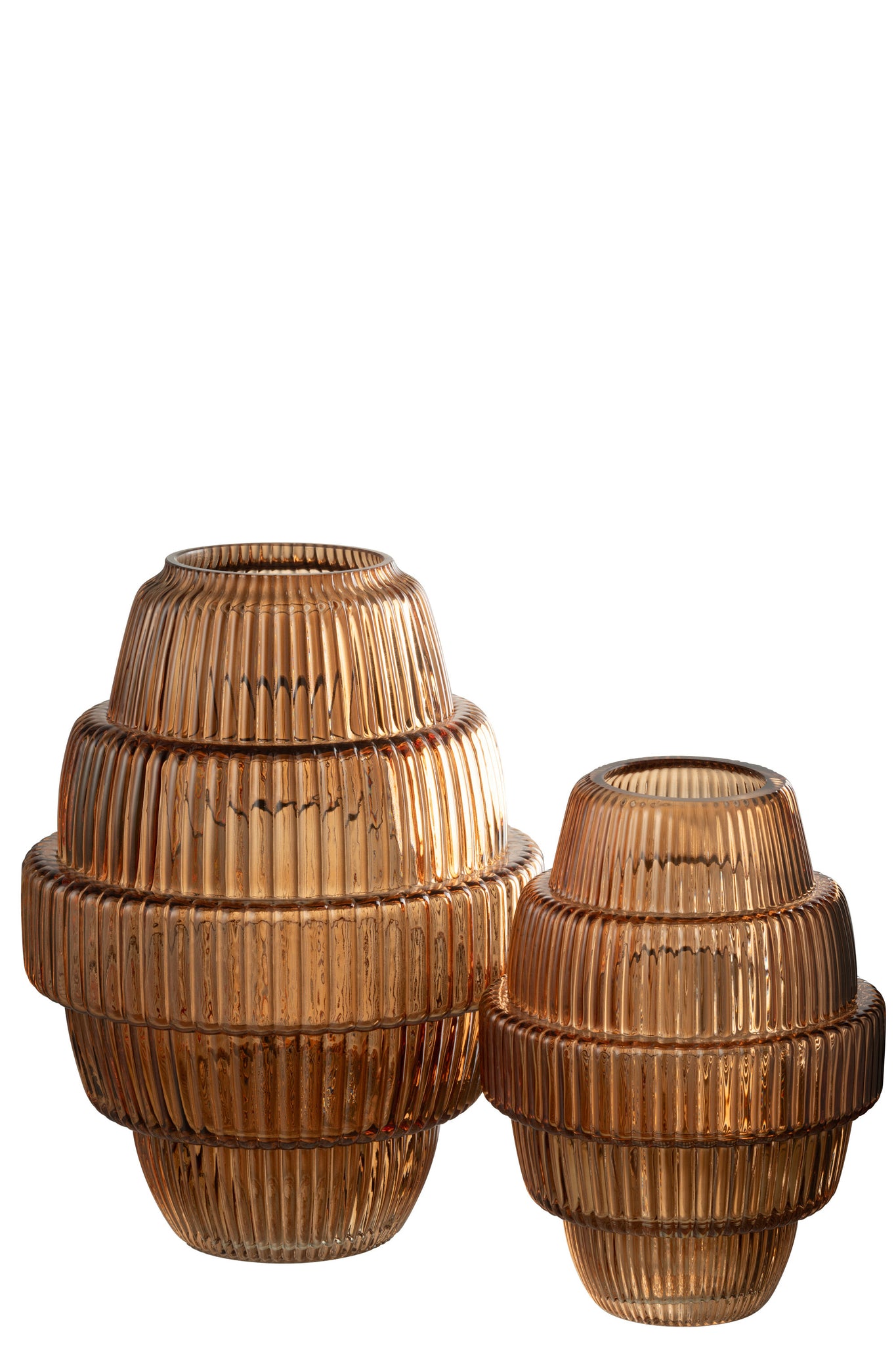 Vase Max Glass Brown Large