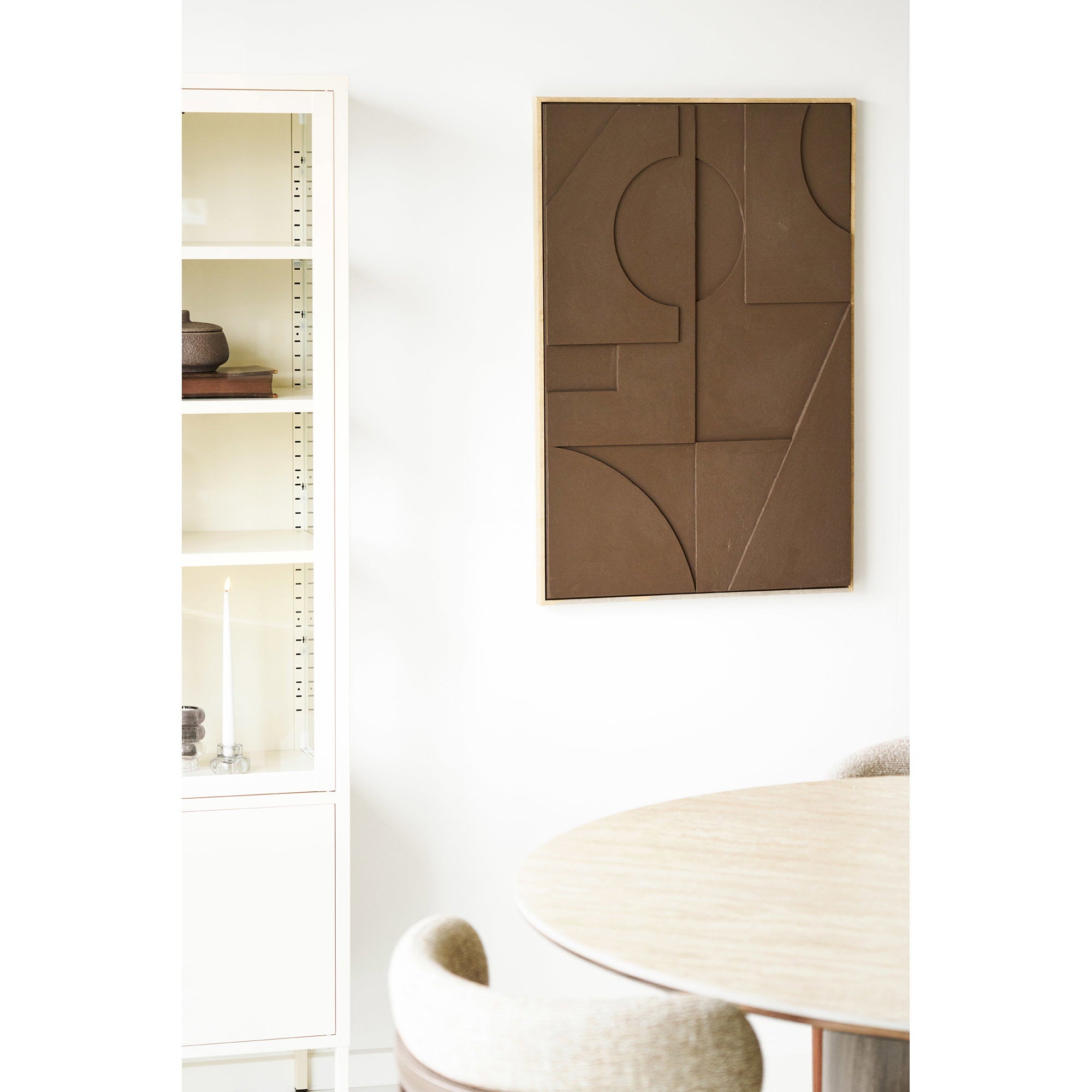 Isabella Relief-Wanddekoration - Relief-Wanddekoration, braun, Nr. 1 60x90 cm