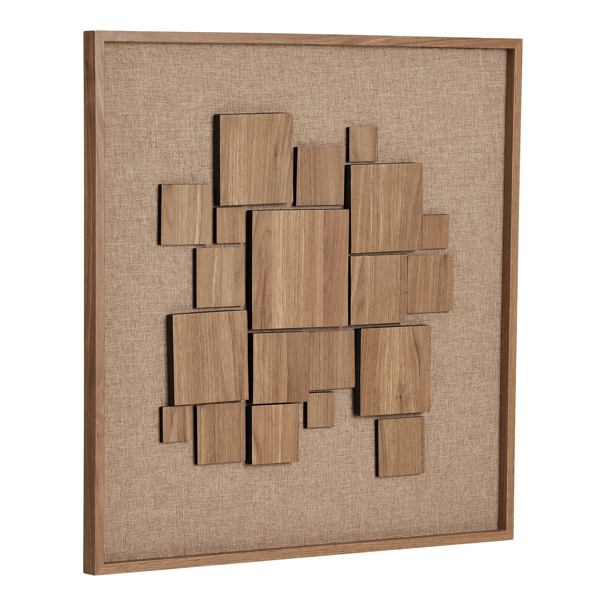 Gala Relief Wanddekoration - Relief-Wanddekoration, braun 60x60 cm