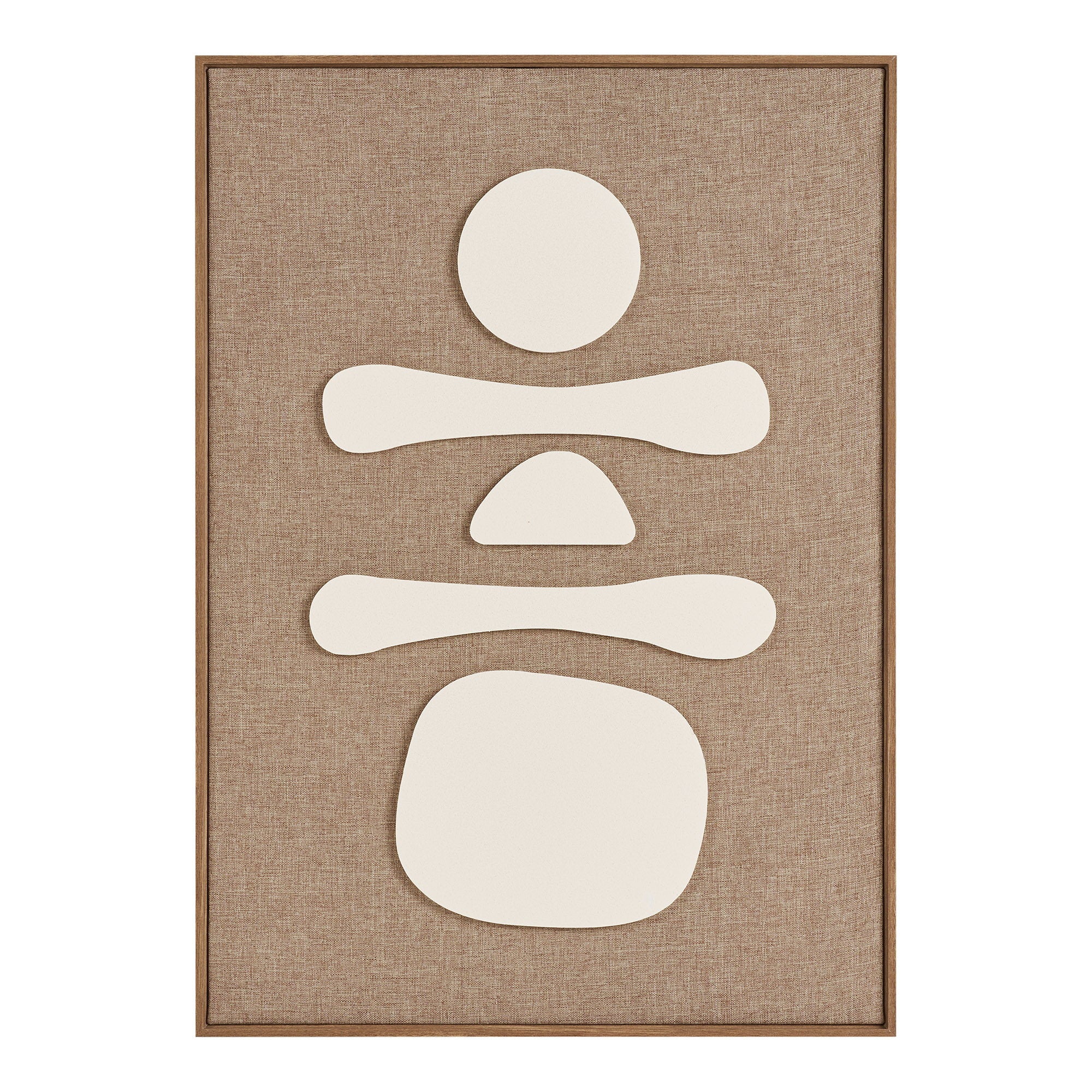 Diva Relief Wanddekoration - Relief-Wanddekoration, braun/beige, Nr.1 50x70 cm