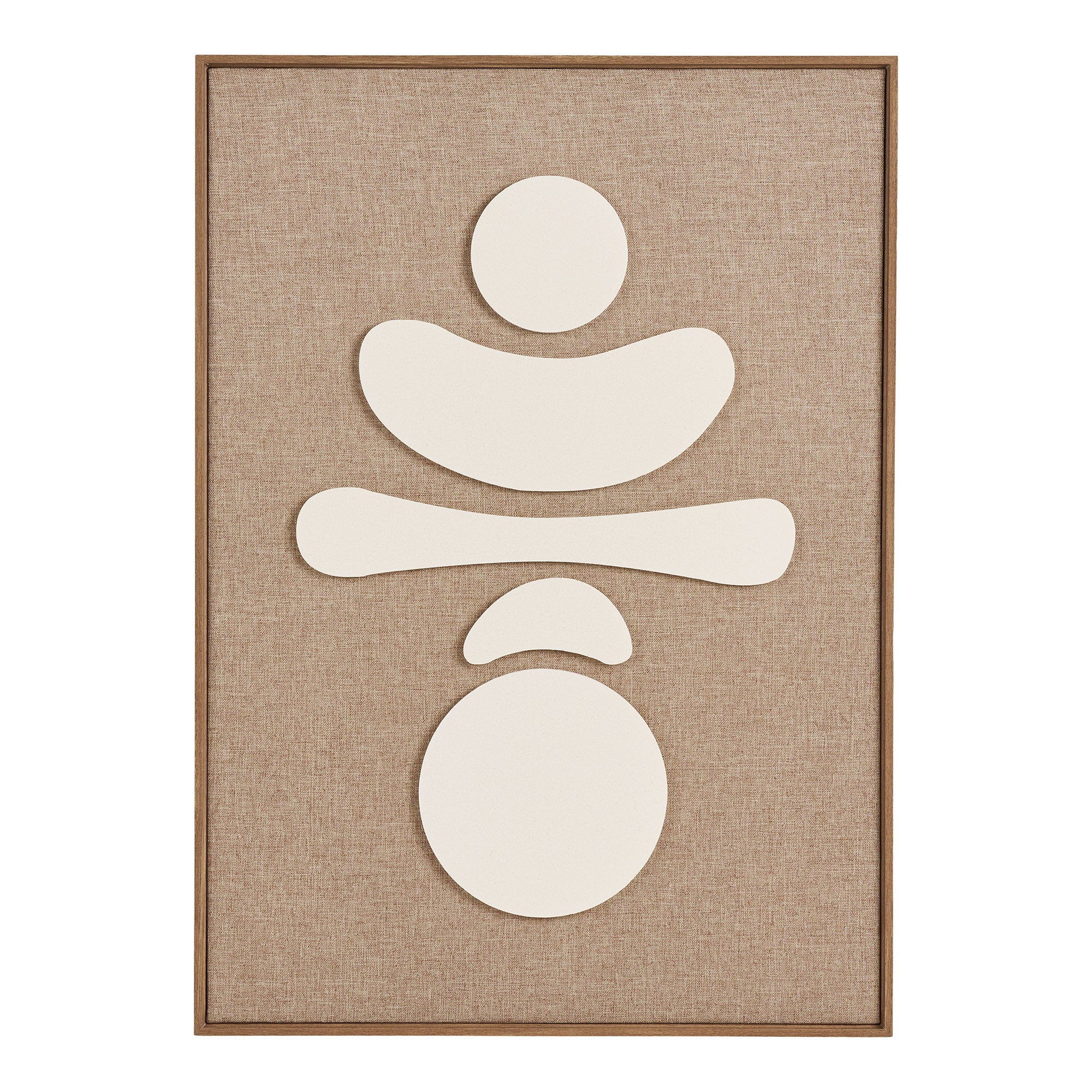 Diva Relief Wanddekoration - Relief Wanddekoration, braun/beige, Nr.2 50x70 cm
