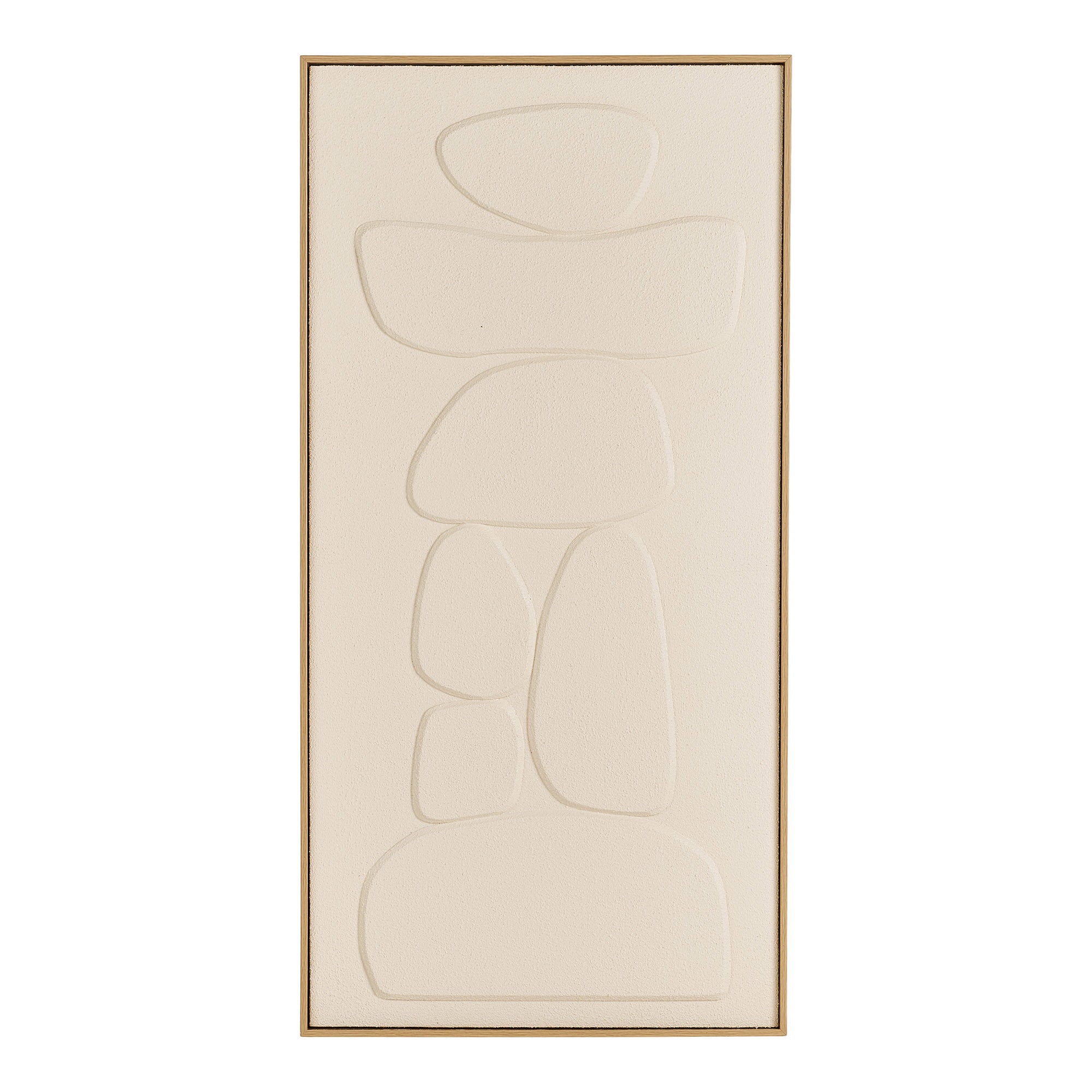 Victoria Relief Wanddekoration - Relief Wanddekoration, beige, Nr.2 60x120 cm
