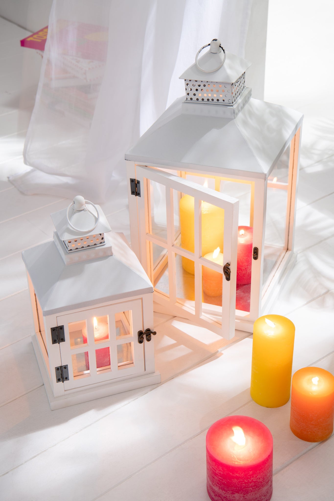 Cylinder Candle Yellow Extra Extra Large 150H