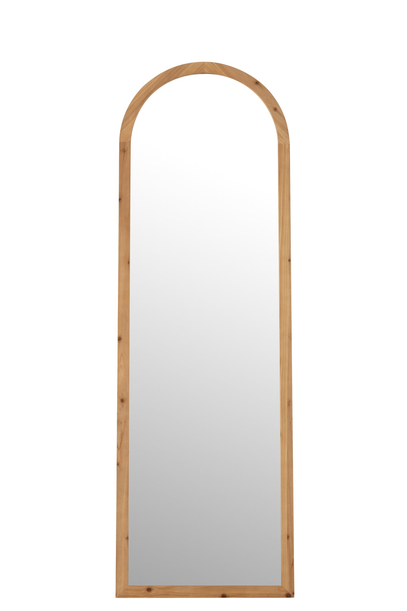Mirror With Feet Mirror/Fir Wood Natural