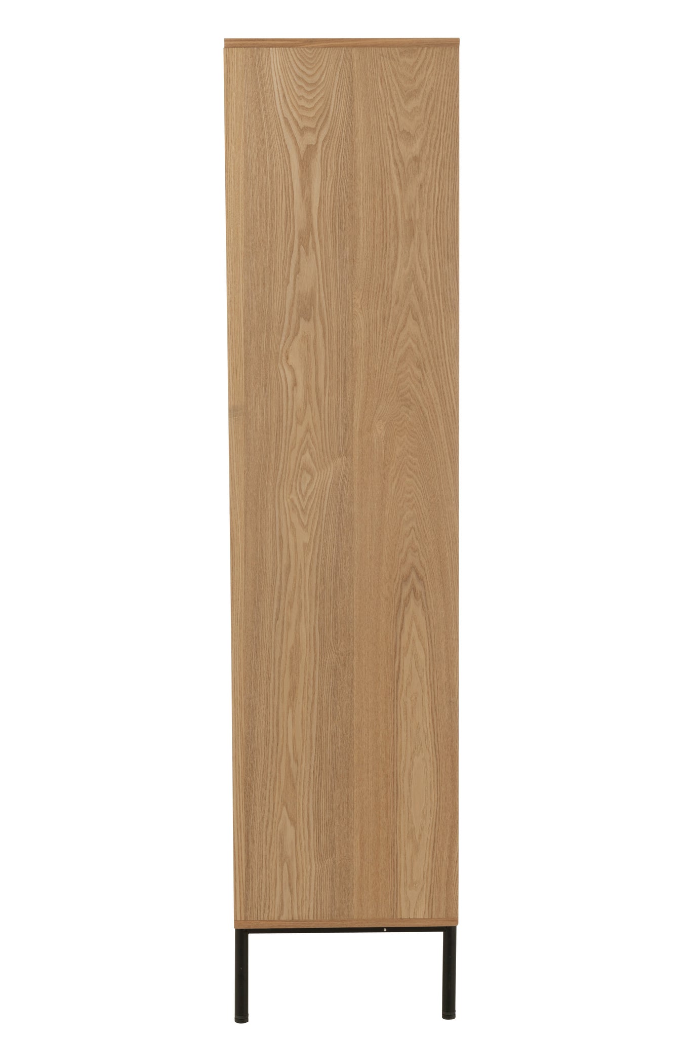 Closet Compartments Mdf/Metal Natural/Black