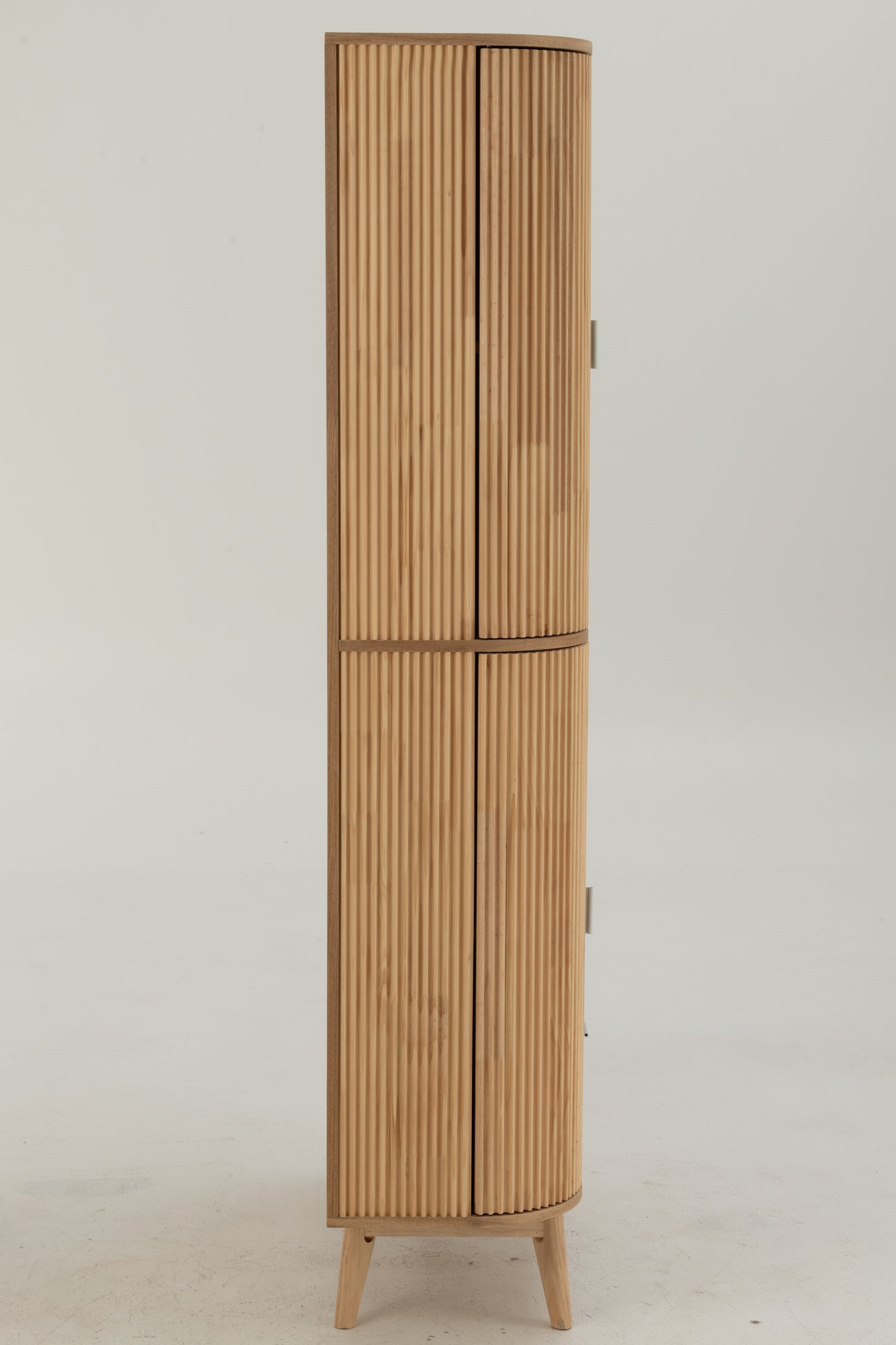 Shelf Rounded Mdf/Pine Wood Natural