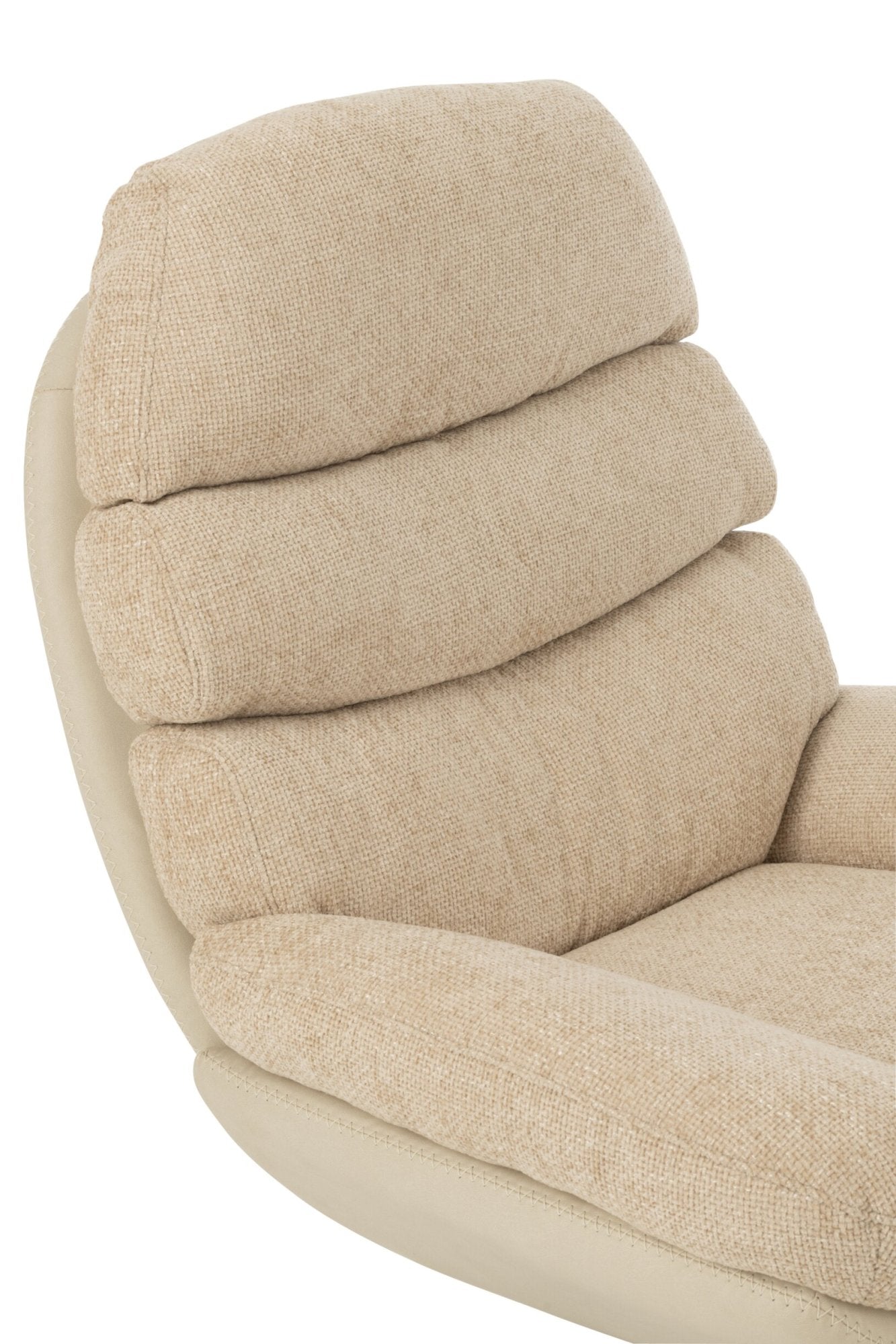 Relax Sofa + Hocker Metall/Sperrholz Grau/Schwarz