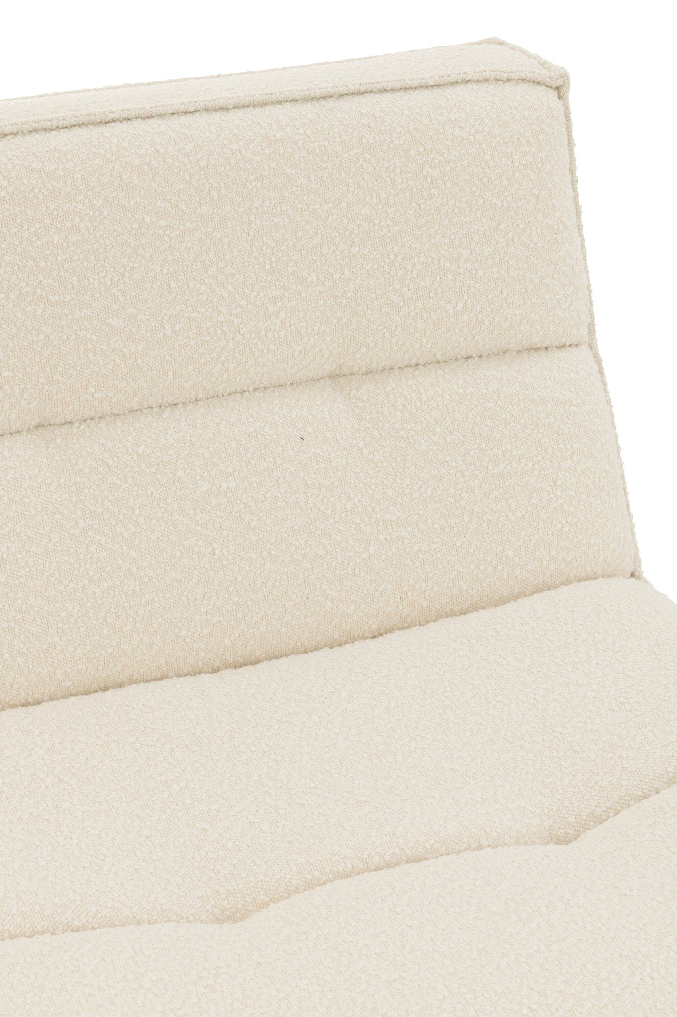 Chair Swivel Square Poplar Wood/Foam Cream