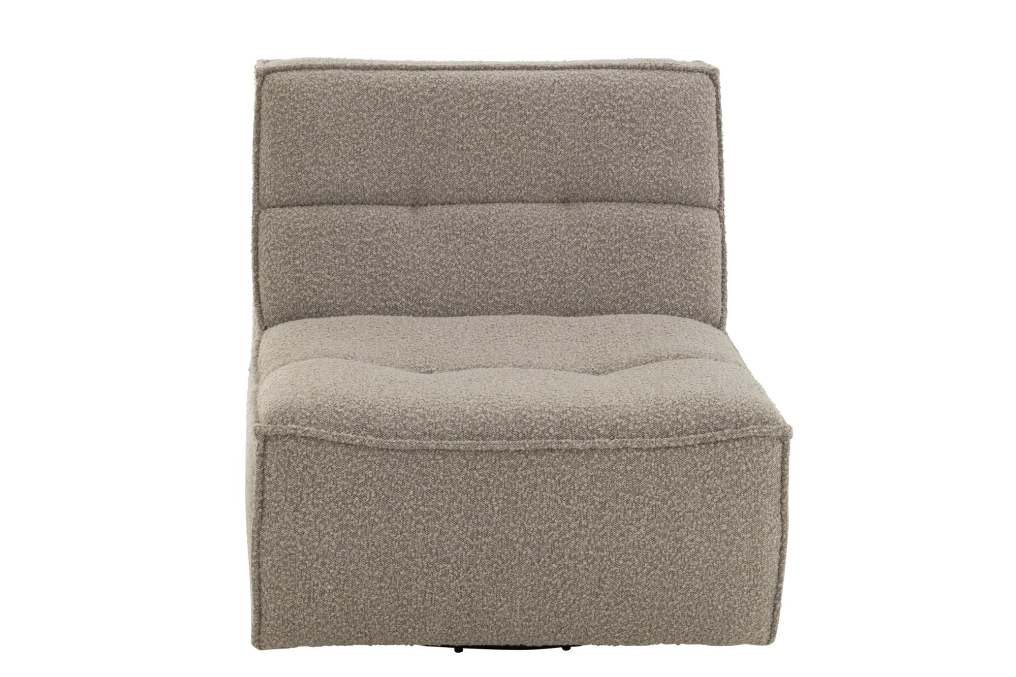 Sessel drehbar quadratisch Schaumstoff Taupe