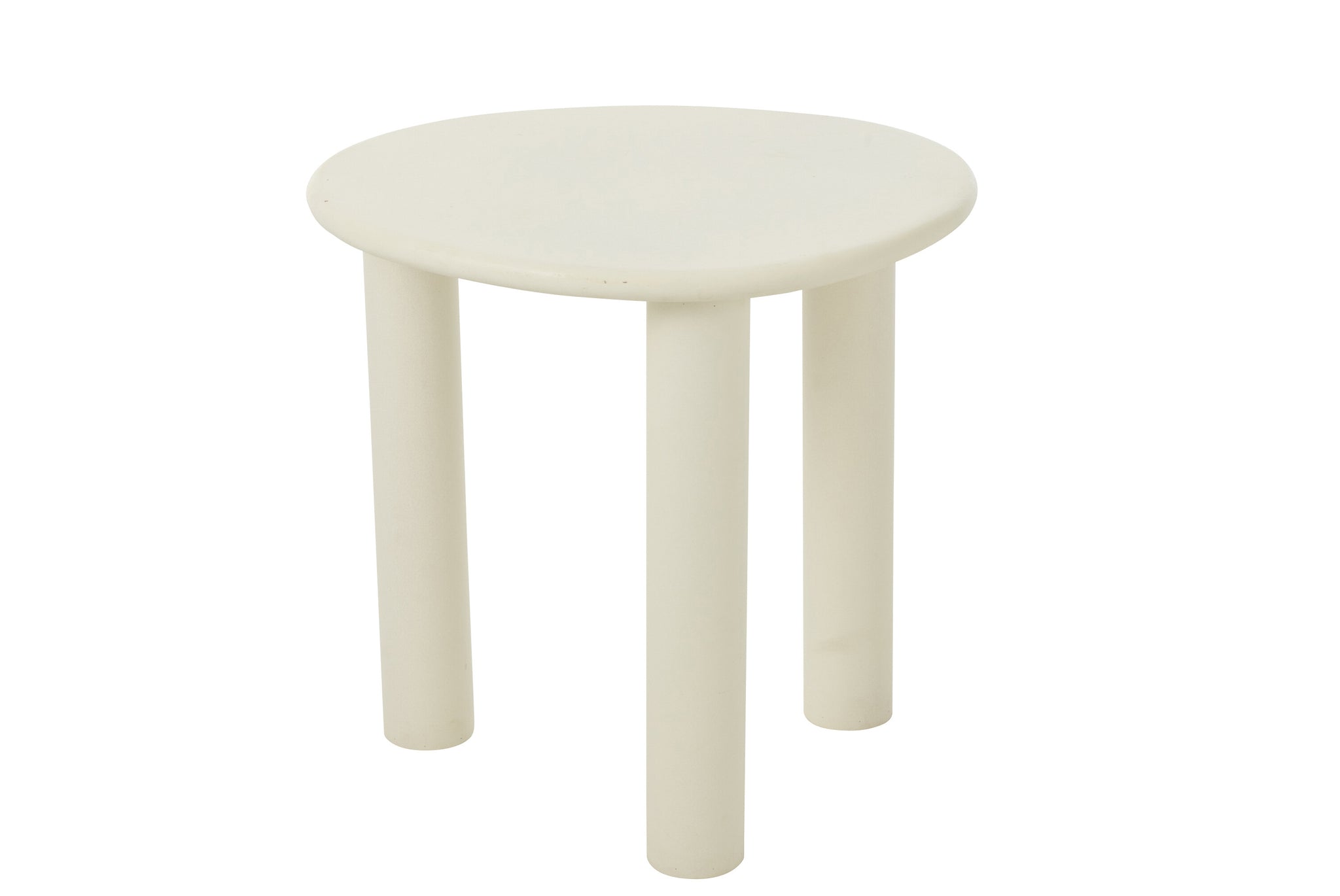 Beistelltisch Bali MDF/PVC Weiß Klein