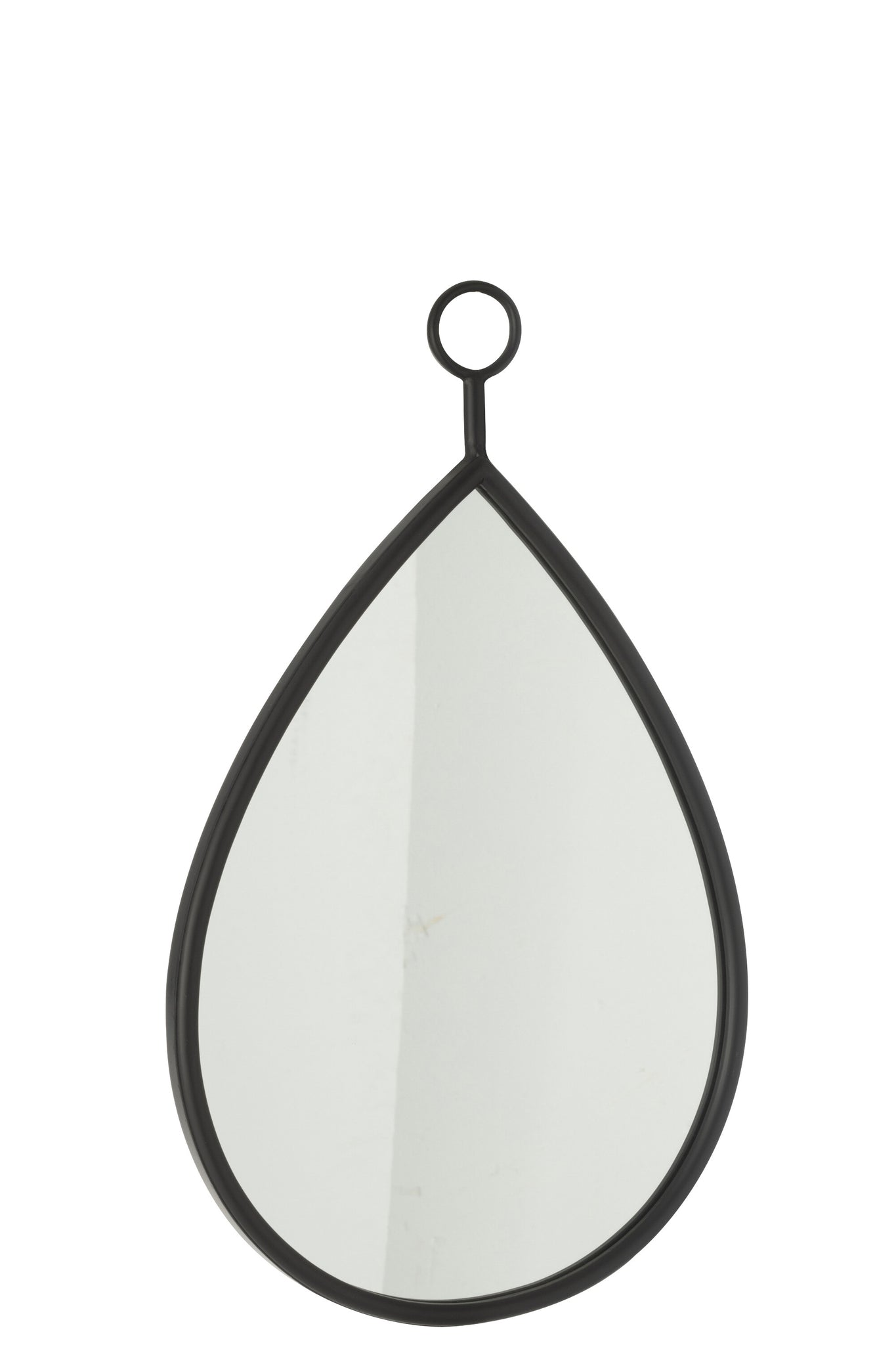 Hanging Mirror Drop Mirror/Mdf Black Medium