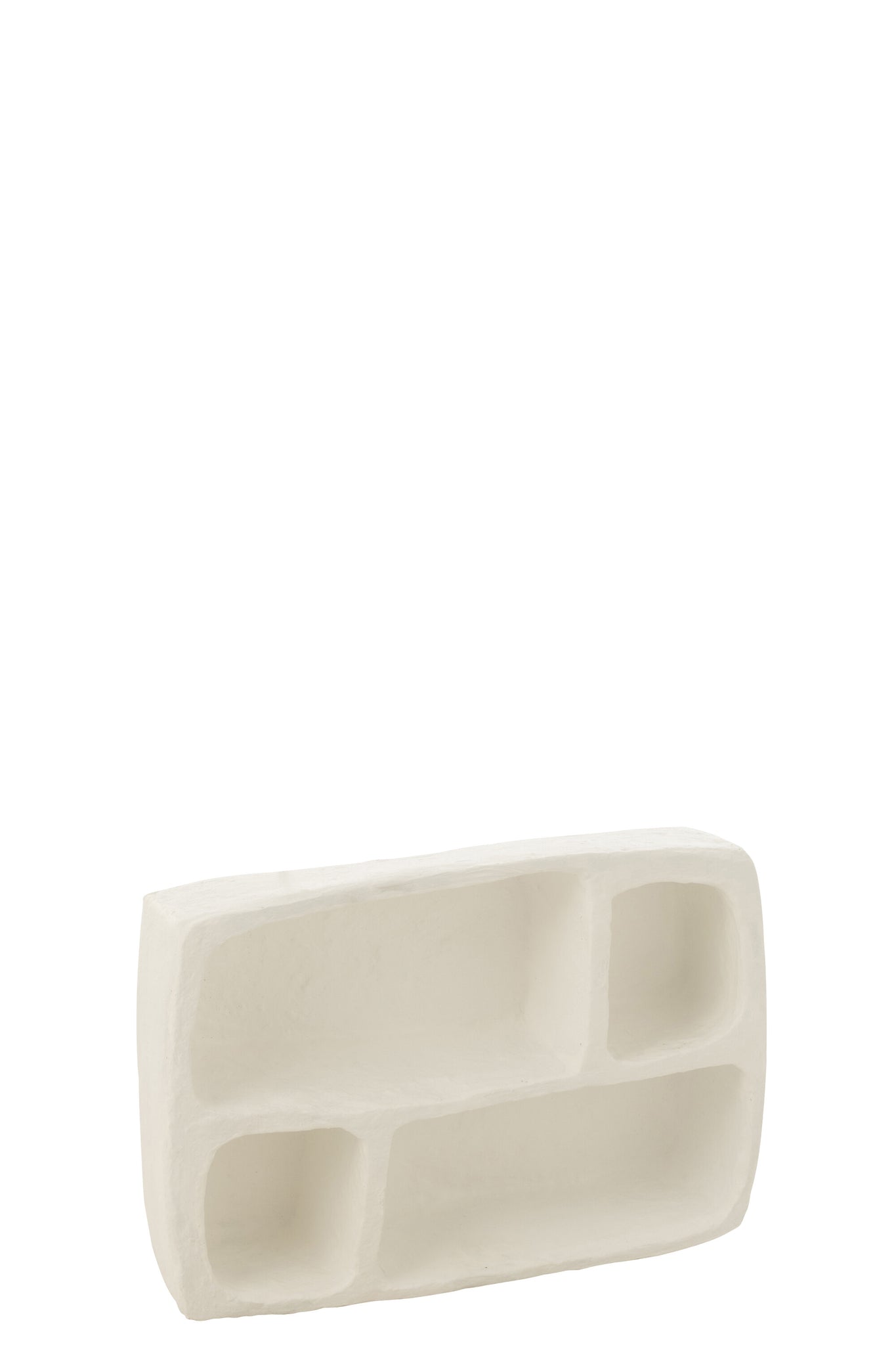 Wall Rack Flint Paper Mache White Small
