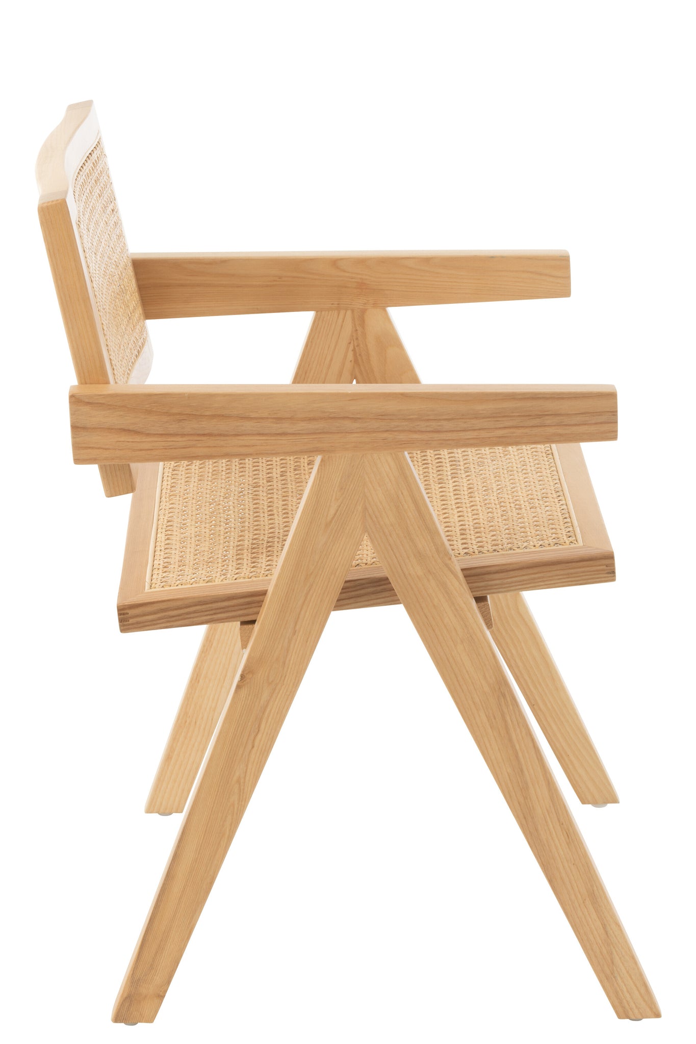 Stuhlgestell Eschenholz/Rattan Natur