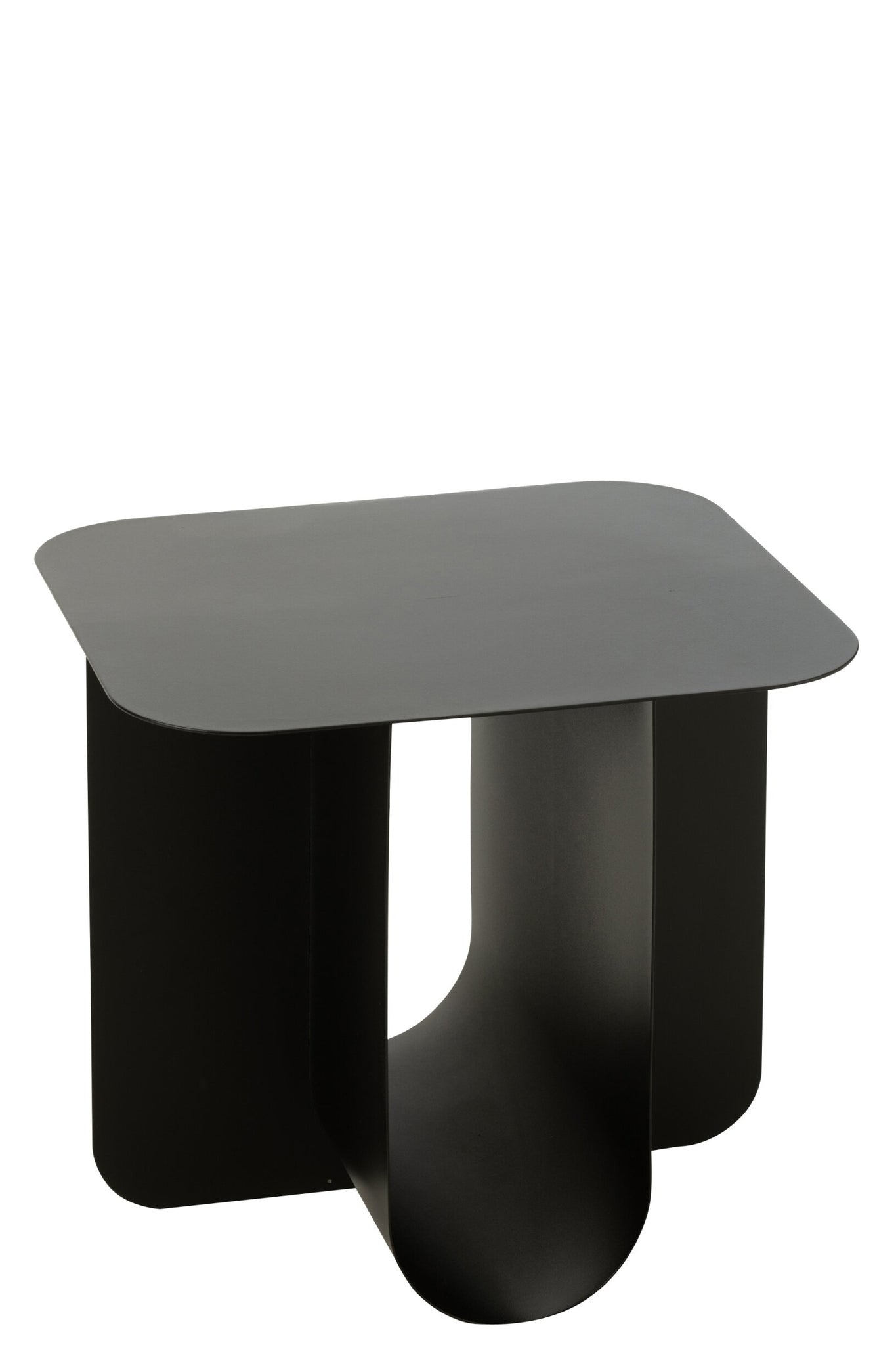 Beistelltisch Quadratisch Metall Schwarz