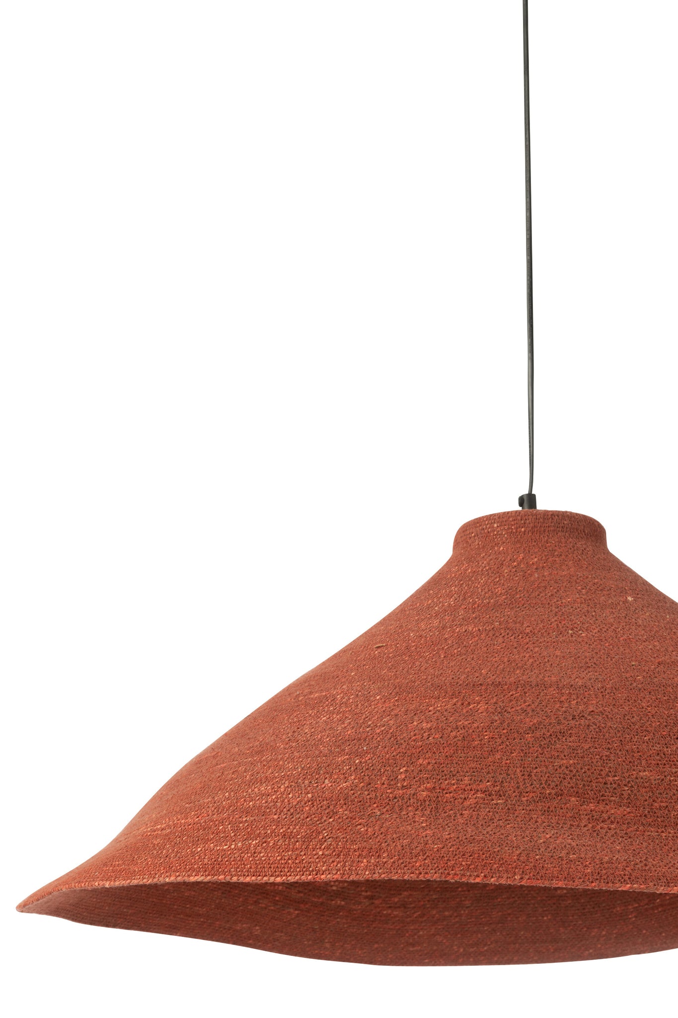 Hanging Lamp Seagrass Terracotta