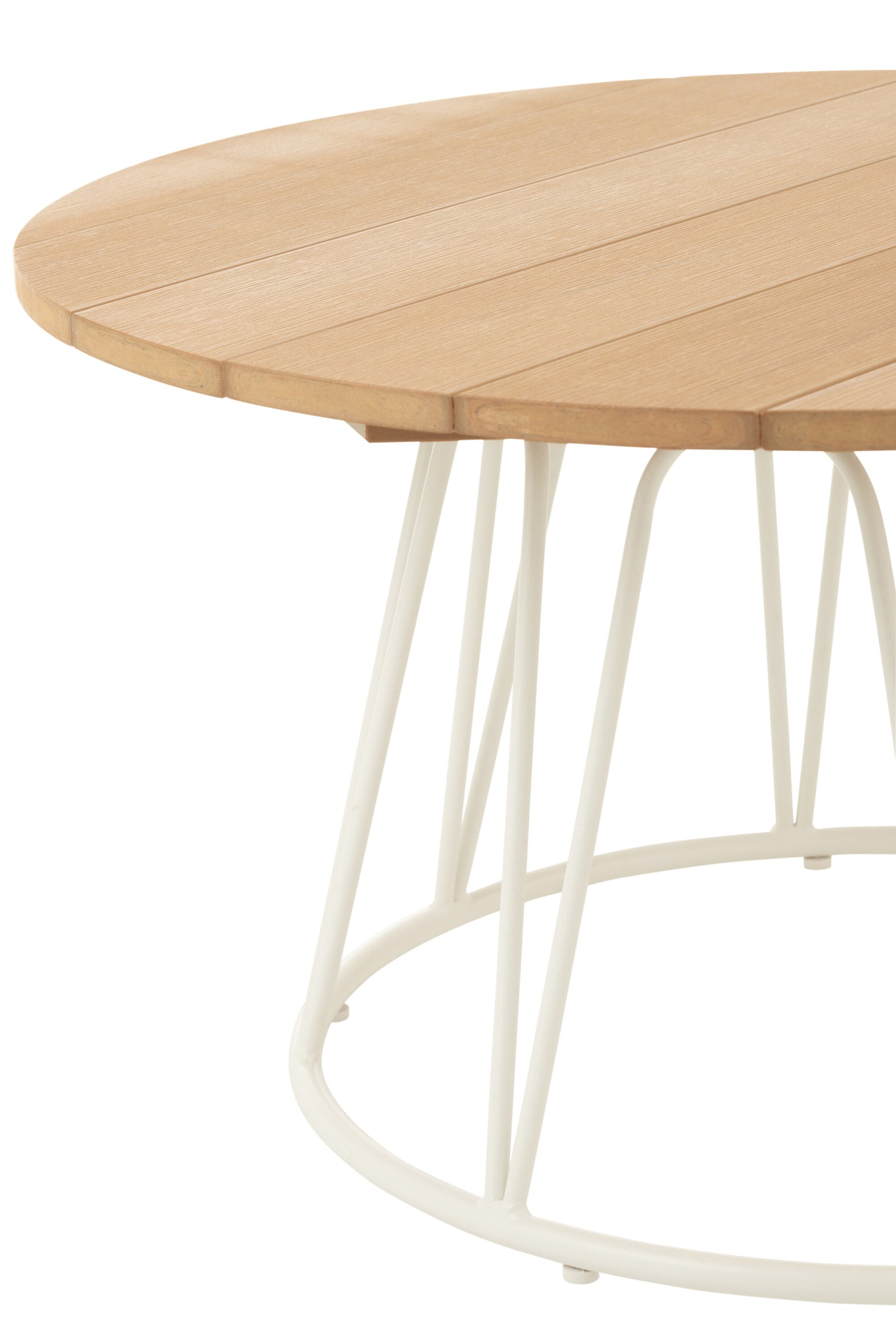 Table Zoa Steel/Polyethylene White
