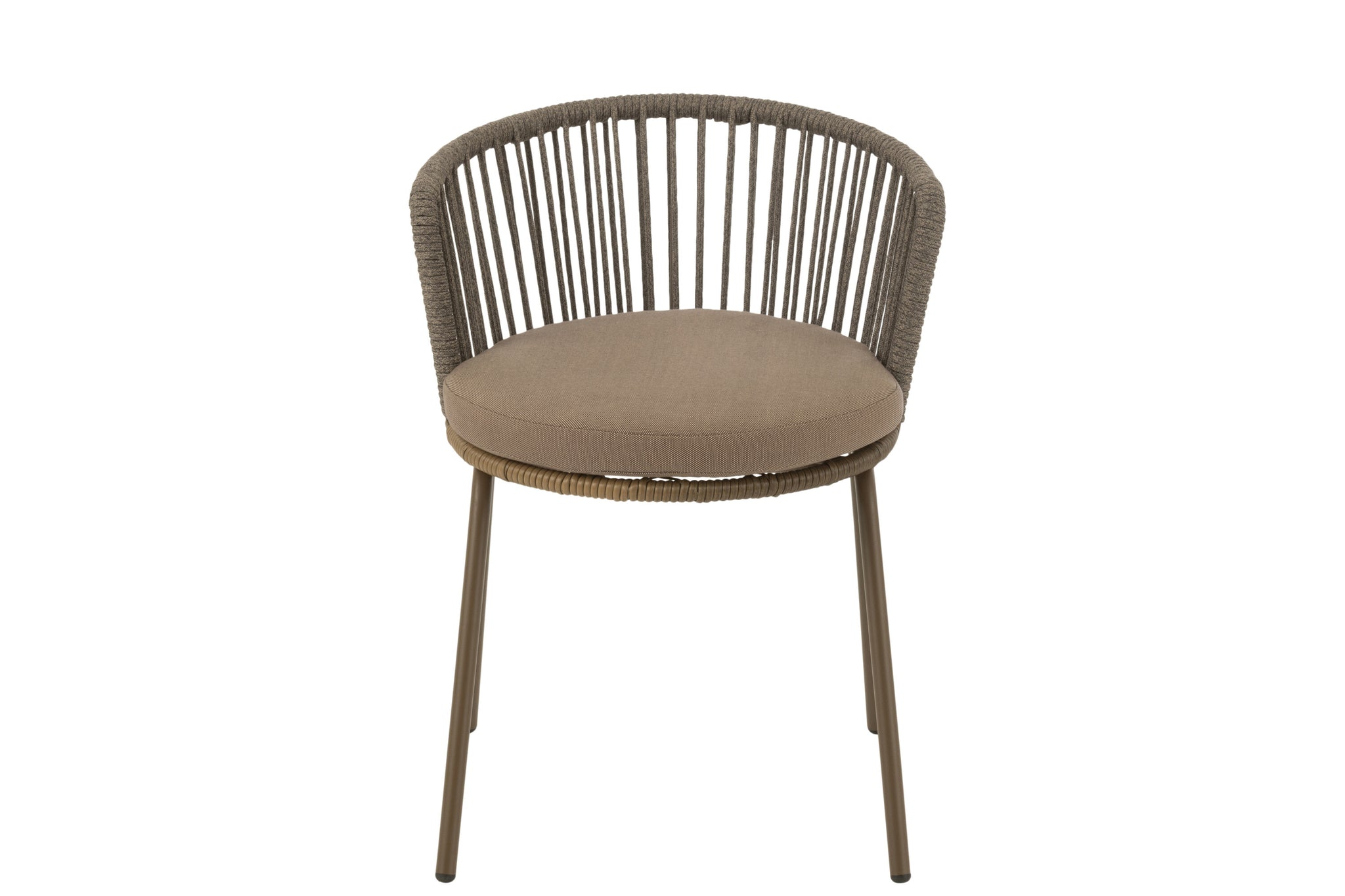 Stuhl Toa Stahl/Seil Braun