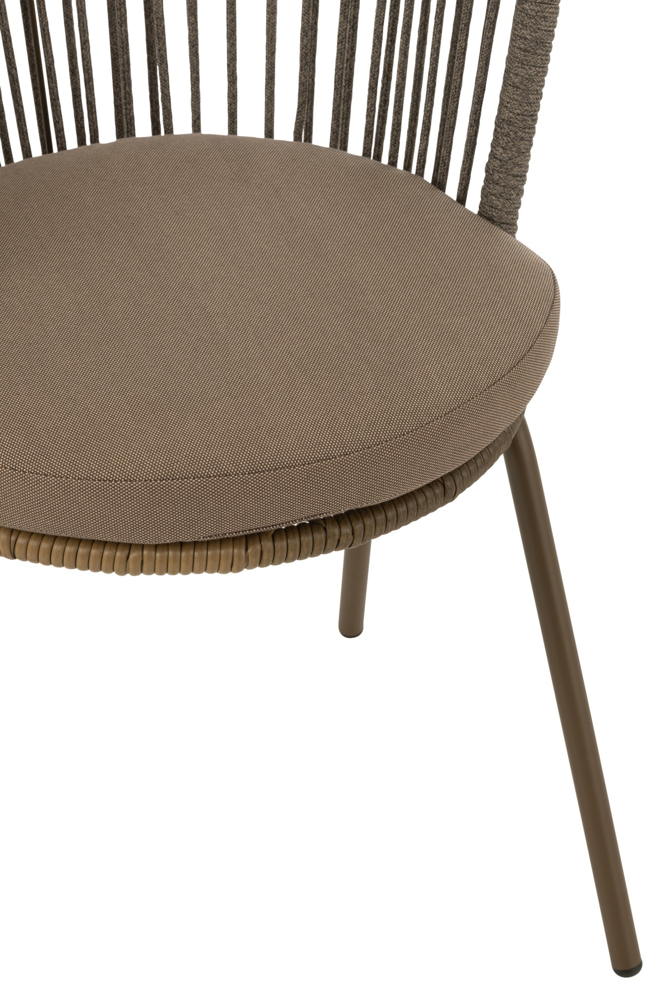 Stuhl Toa Stahl/Seil Braun